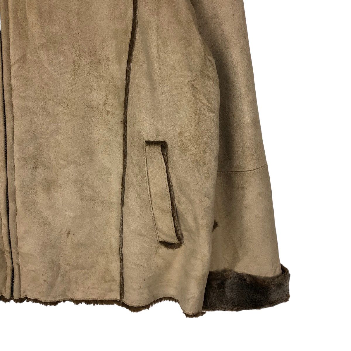 Japanese Brand VINTAGE CHORE JACKET MINK FUR LINING COSSO JAPAN Size US L / EU 52-54 / 3 - 4 Thumbnail