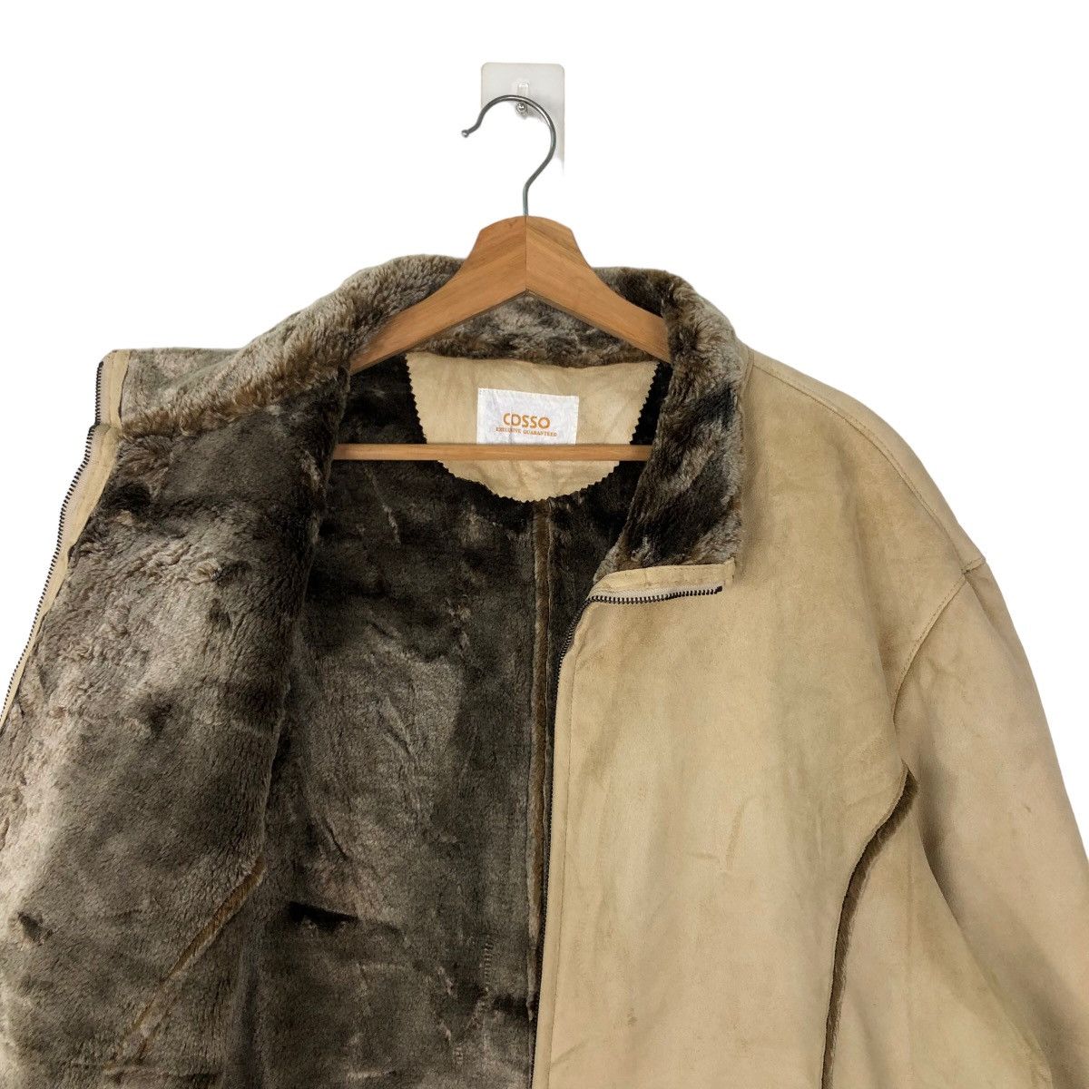 Japanese Brand VINTAGE CHORE JACKET MINK FUR LINING COSSO JAPAN Size US L / EU 52-54 / 3 - 9 Thumbnail