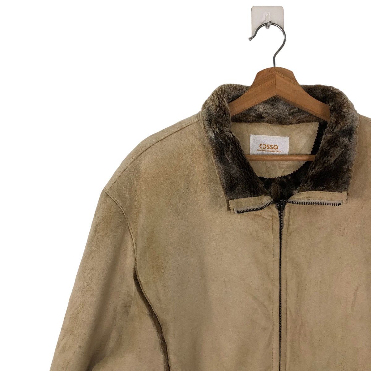 Japanese Brand VINTAGE CHORE JACKET MINK FUR LINING COSSO JAPAN Size US L / EU 52-54 / 3 - 6 Thumbnail