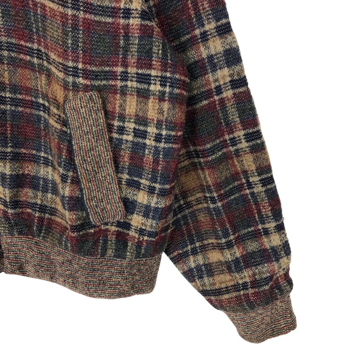 Flannel VINTAGE FLANNEL WOOL JACKET ST.GERMAIN DES PRES MADE ITALY Size US M / EU 48-50 / 2 - 4 Thumbnail
