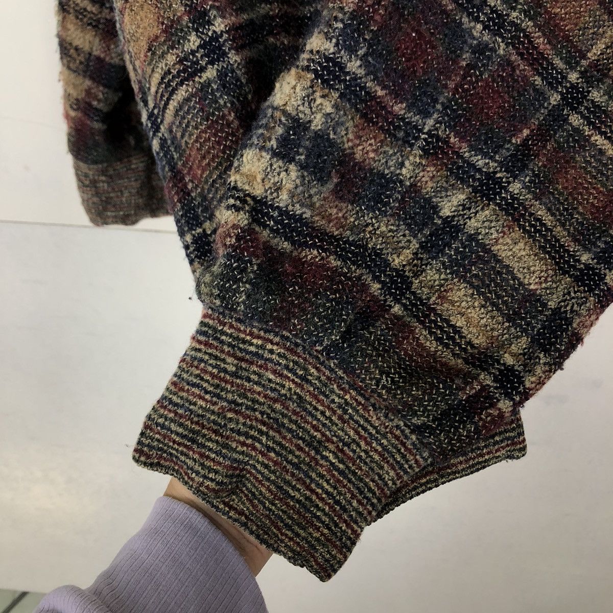 Flannel VINTAGE FLANNEL WOOL JACKET ST.GERMAIN DES PRES MADE ITALY Size US M / EU 48-50 / 2 - 11 Thumbnail