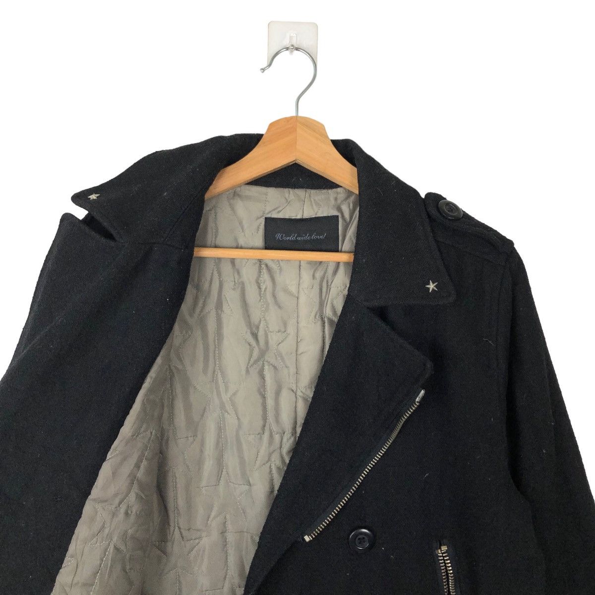 Japanese Brand VINTAGE DOUBLE BREAST PUNK RACE BIKER JACKET SCHOTT PERFECTO Size US M / EU 48-50 / 2 - 9 Thumbnail
