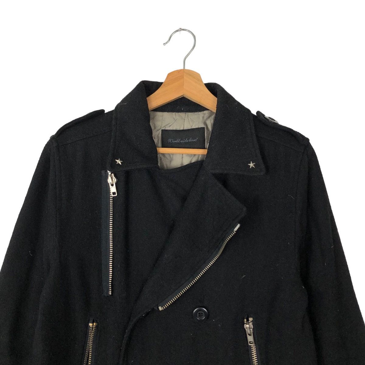 Japanese Brand VINTAGE DOUBLE BREAST PUNK RACE BIKER JACKET SCHOTT PERFECTO Size US M / EU 48-50 / 2 - 2 Thumbnail