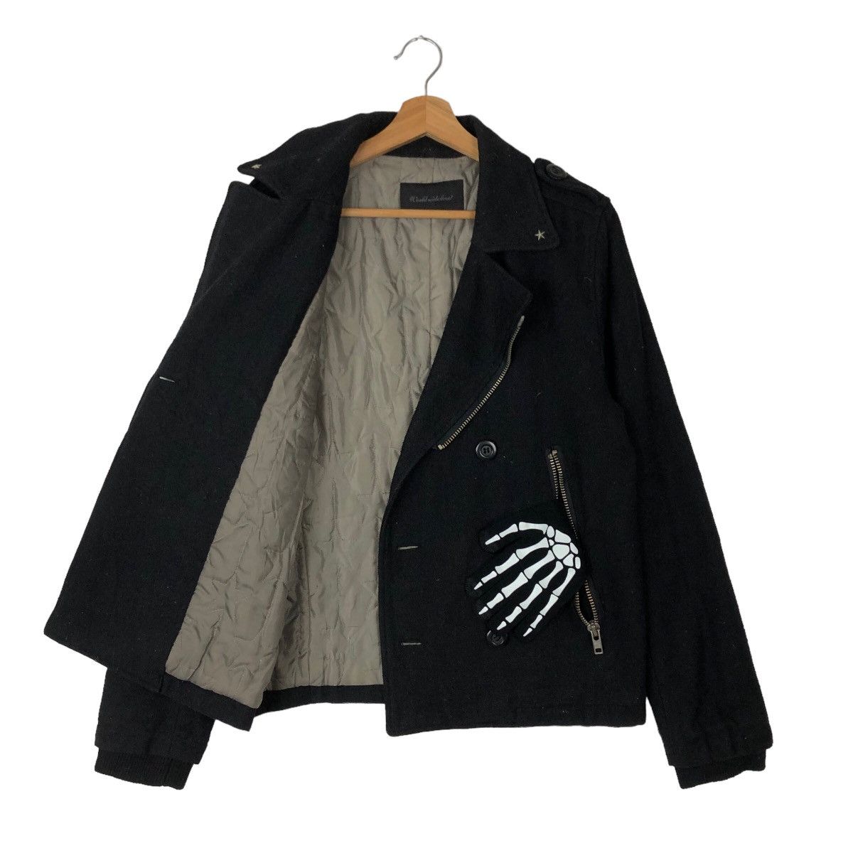 Japanese Brand VINTAGE DOUBLE BREAST PUNK RACE BIKER JACKET SCHOTT PERFECTO Size US M / EU 48-50 / 2 - 8 Thumbnail