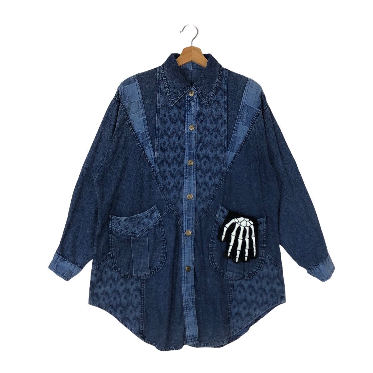 VINTAGE SISOKO INDIGO BLUE BLUE JAPAN DESIGN JACKET