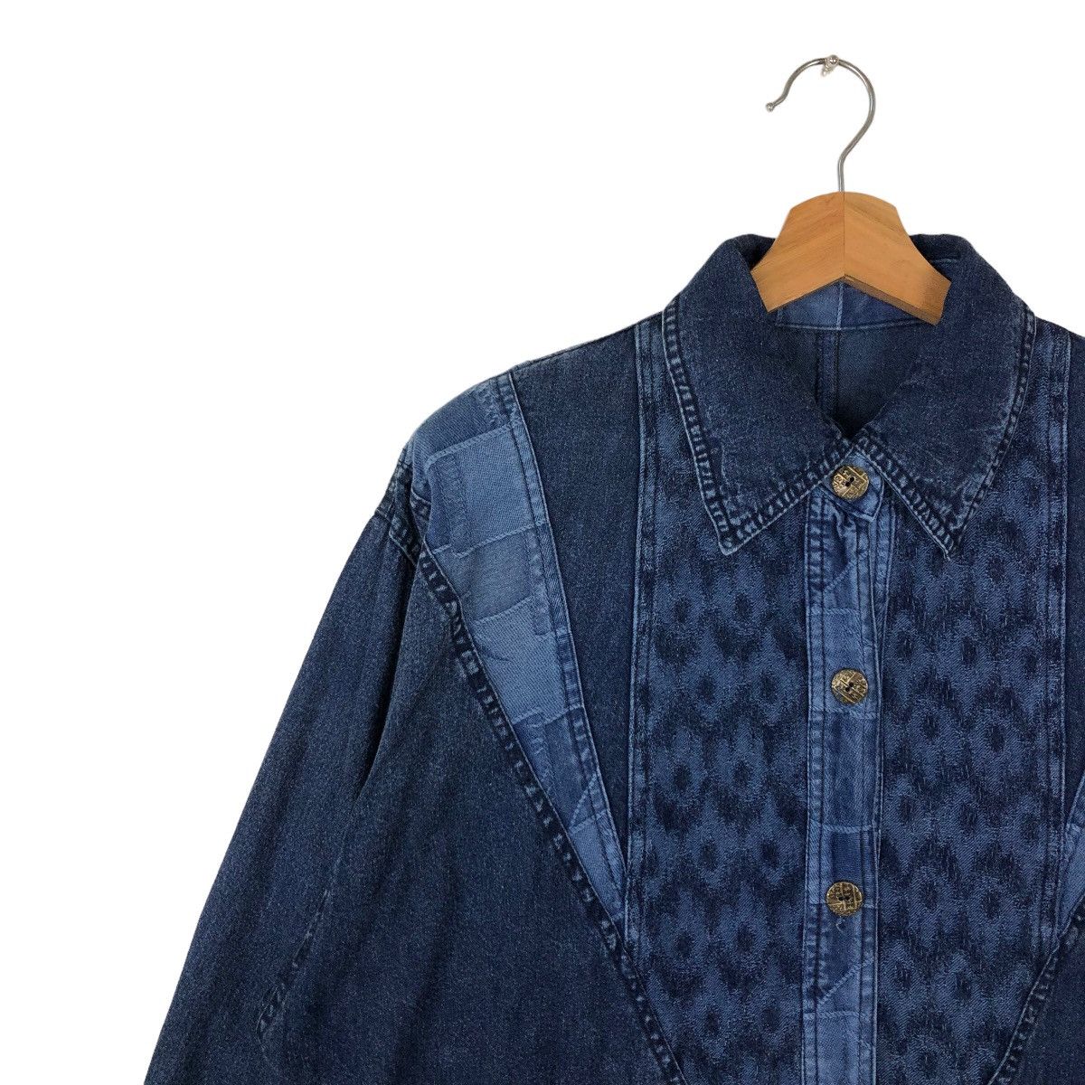 Blue Blue Japan VINTAGE SISOKO INDIGO BLUE BLUE JAPAN DESIGN JACKET Size US M / EU 48-50 / 2 - 6 Thumbnail