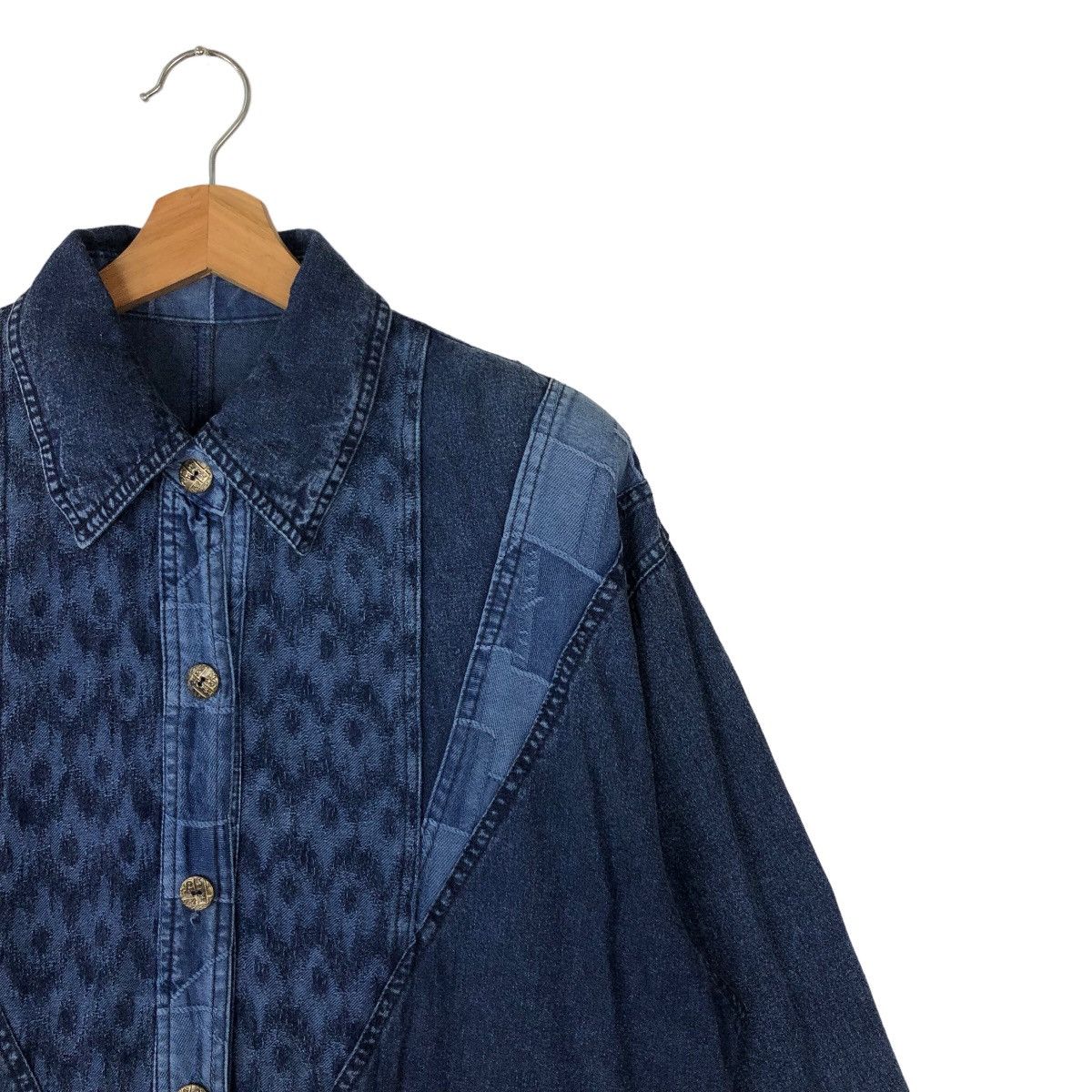 Blue Blue Japan VINTAGE SISOKO INDIGO BLUE BLUE JAPAN DESIGN JACKET Size US M / EU 48-50 / 2 - 5 Thumbnail