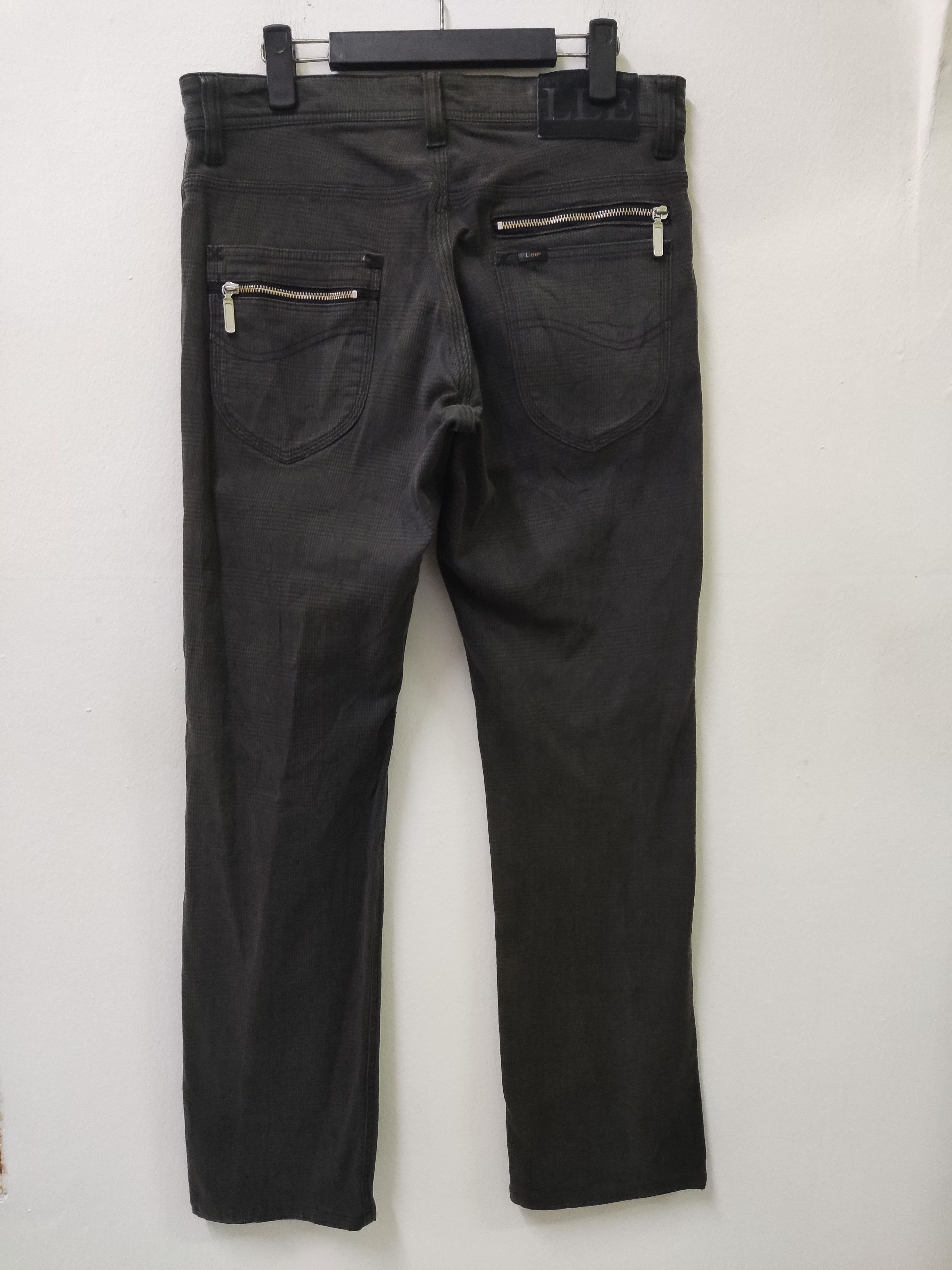 Jean Lee Riders Check Multi Zipper Pants Size US 32 / EU 48 - 8 Thumbnail