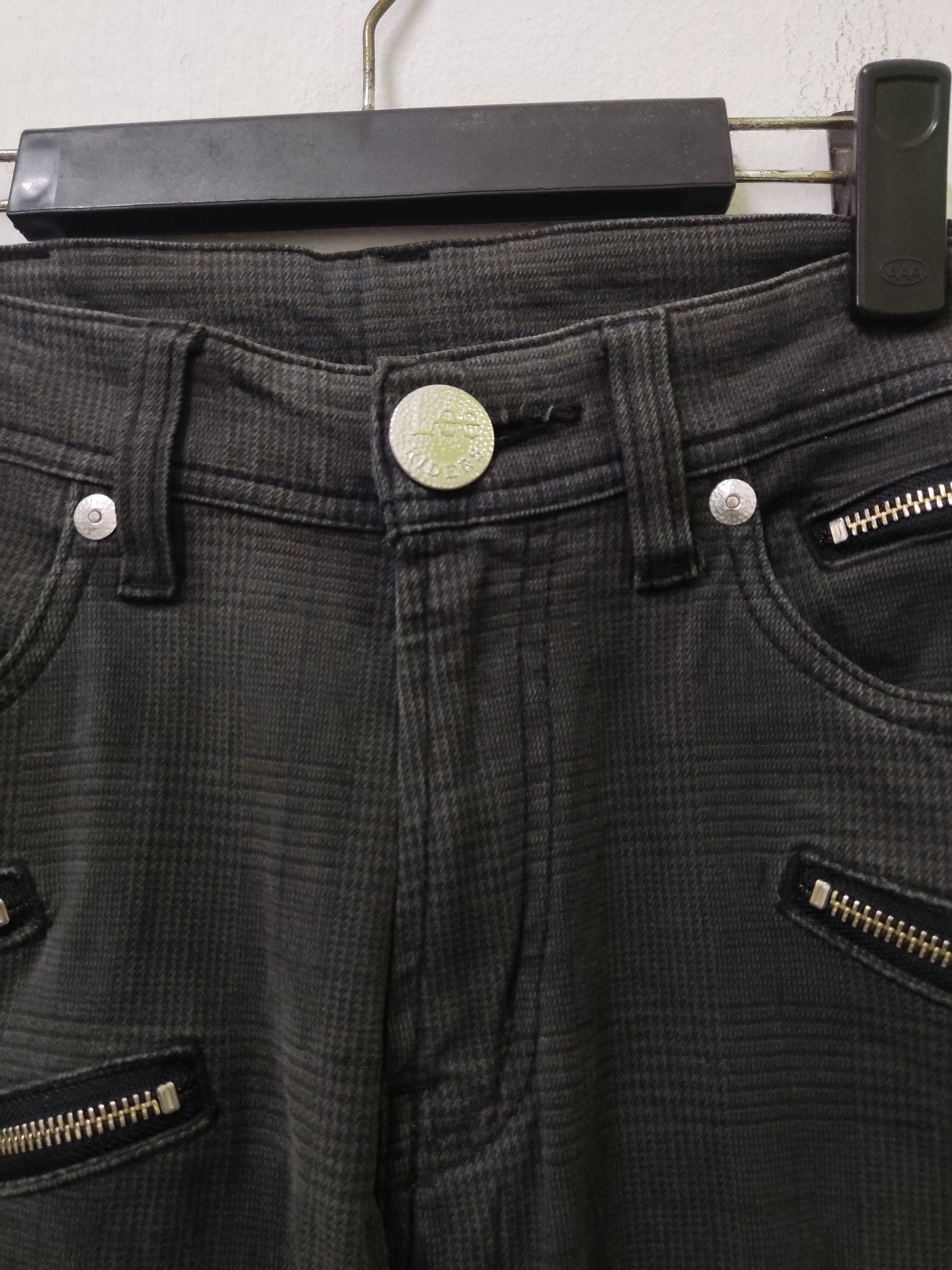 Jean Lee Riders Check Multi Zipper Pants Size US 32 / EU 48 - 6 Thumbnail