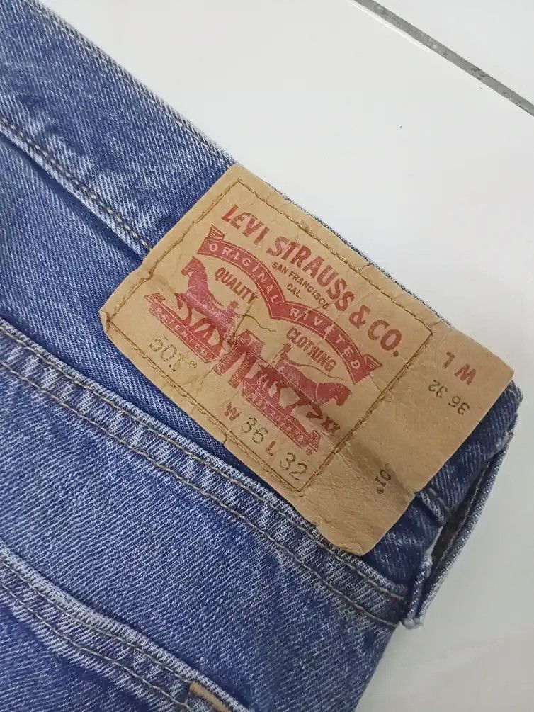 Levi's Vintage Levis 501 Blue Jeans 38x43 Size US 38 / EU 54 - 8 Thumbnail