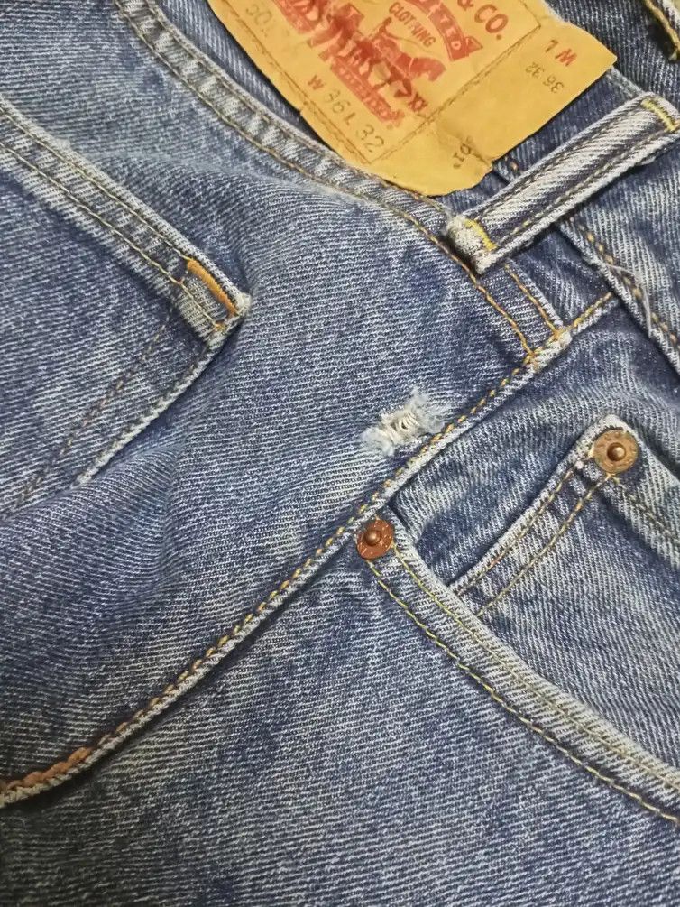 Levi's Vintage Levis 501 Blue Jeans 38x43 Size US 38 / EU 54 - 13 Thumbnail