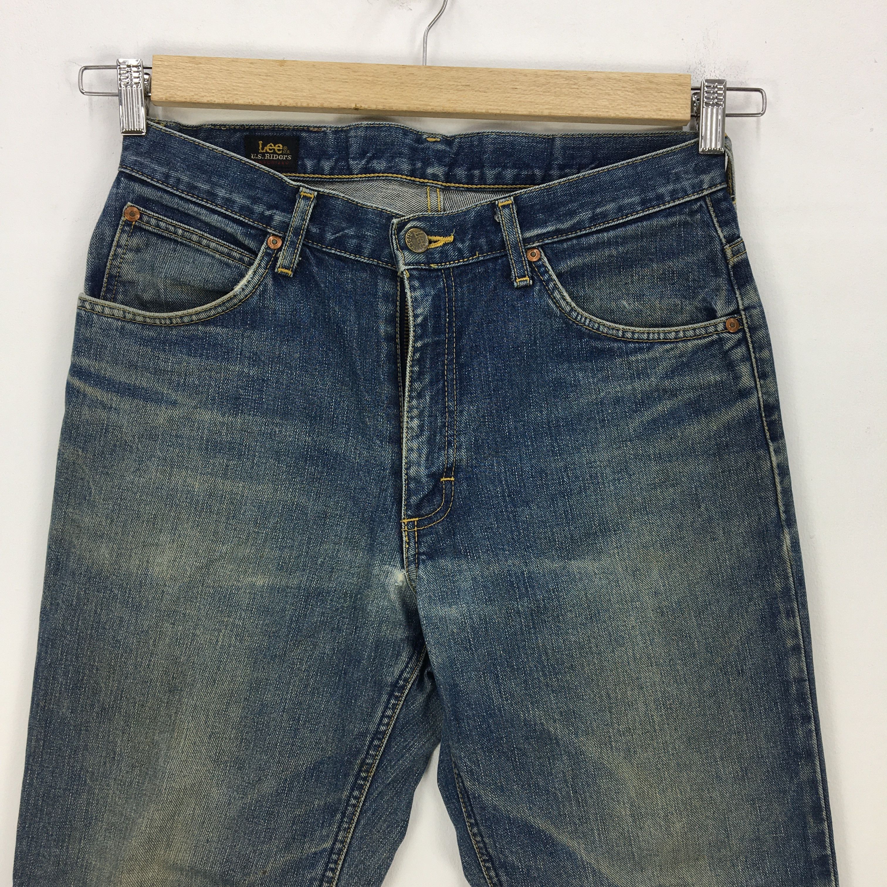 Lee Vintage Lee Distressed Jeans Lee Riders Denim Grunge Pants Size US 30 / EU 46 - 3 Thumbnail