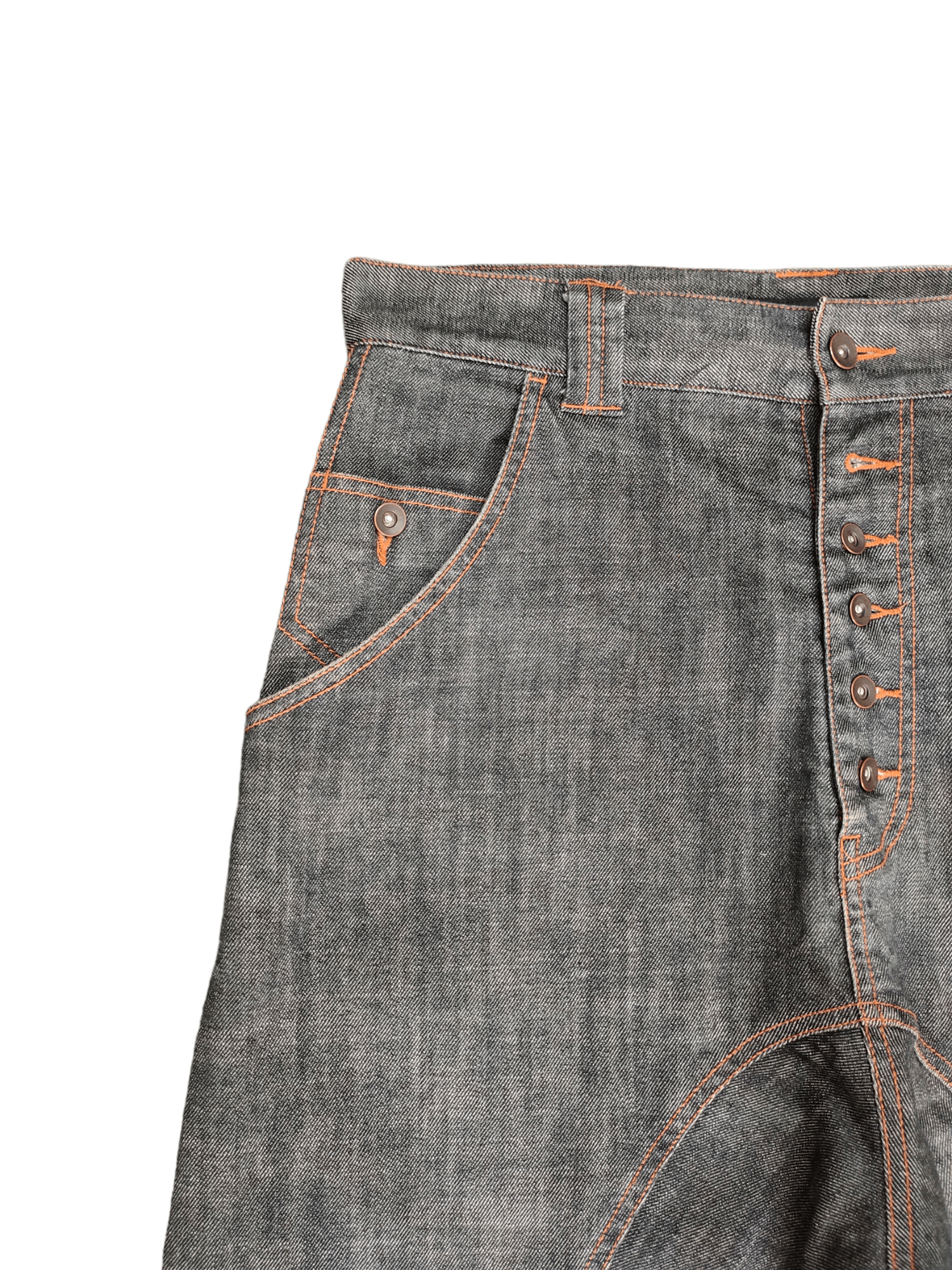 Comme des Garcons × Undercover Rageblue Japan Cut & Sew Drop Crotch Denim Jeans Kapital Size US 32 / EU 48 - 6 Thumbnail