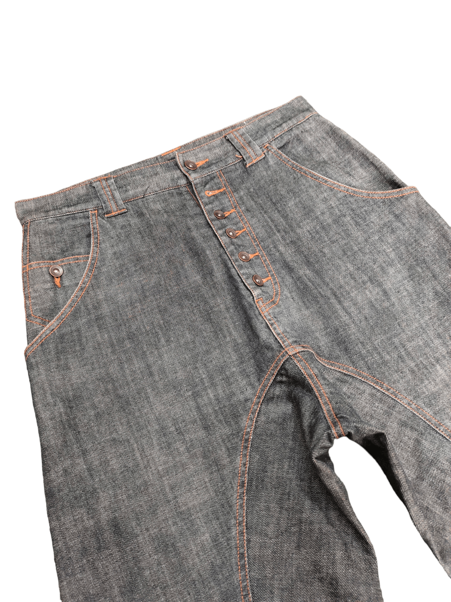Comme des Garcons × Undercover Rageblue Japan Cut & Sew Drop Crotch Denim Jeans Kapital Size US 32 / EU 48 - 3 Thumbnail