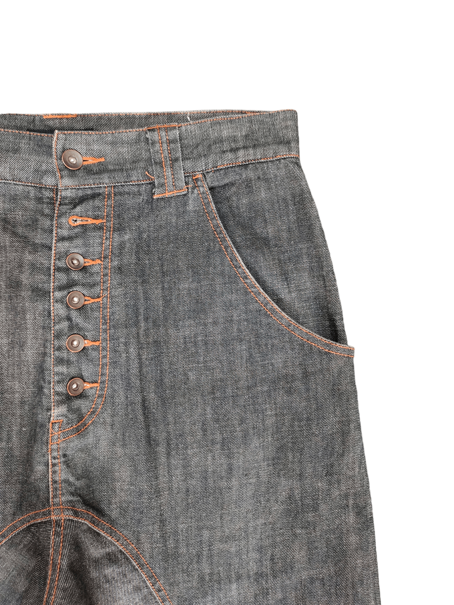 Comme des Garcons × Undercover Rageblue Japan Cut & Sew Drop Crotch Denim Jeans Kapital Size US 32 / EU 48 - 5 Thumbnail