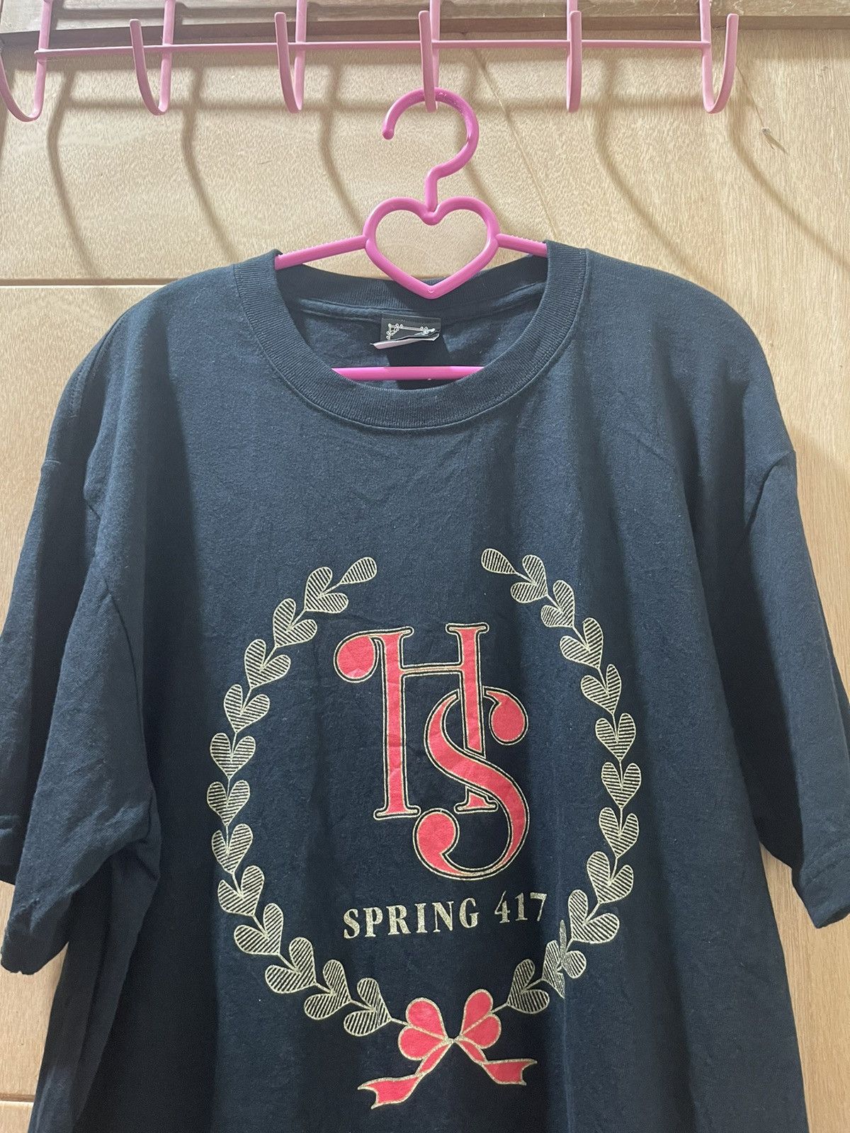 Band Tees Rare Vintage HEKIRU SHIINA HS Spring 417 Spell Out Big Logo Size US L / EU 52-54 / 3 - 2 Thumbnail