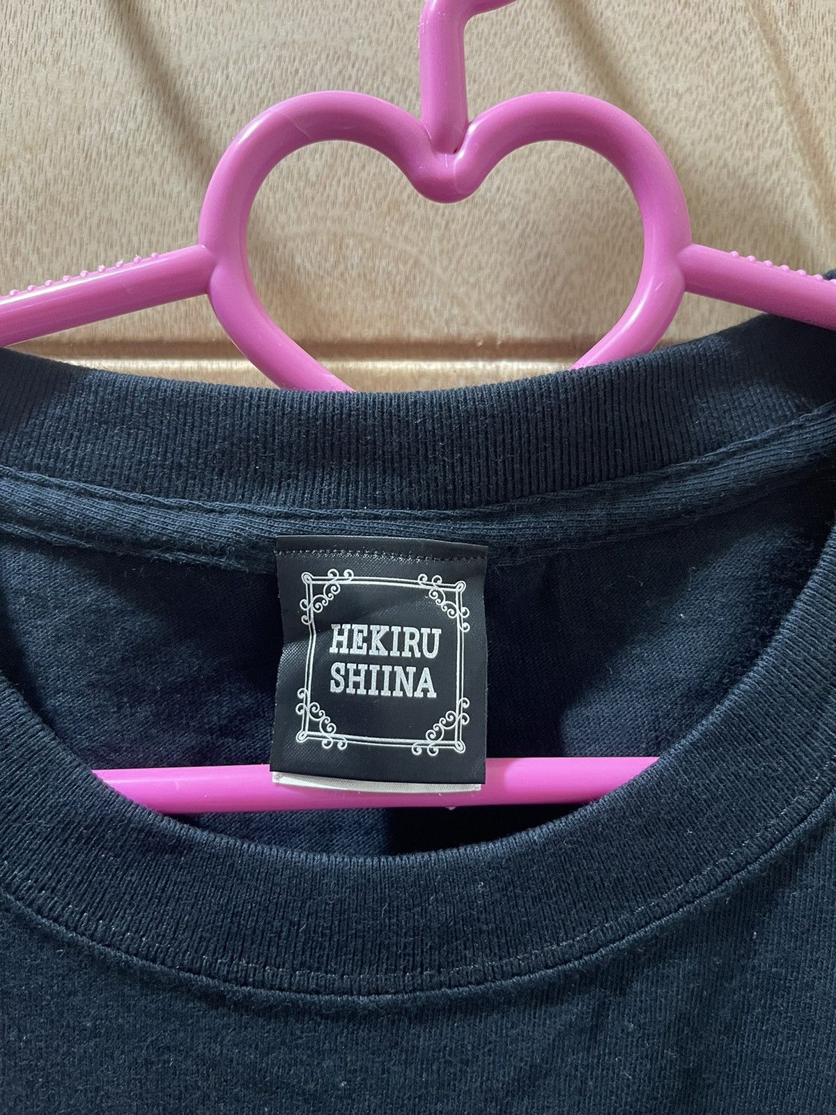 Band Tees Rare Vintage HEKIRU SHIINA HS Spring 417 Spell Out Big Logo Size US L / EU 52-54 / 3 - 3 Thumbnail