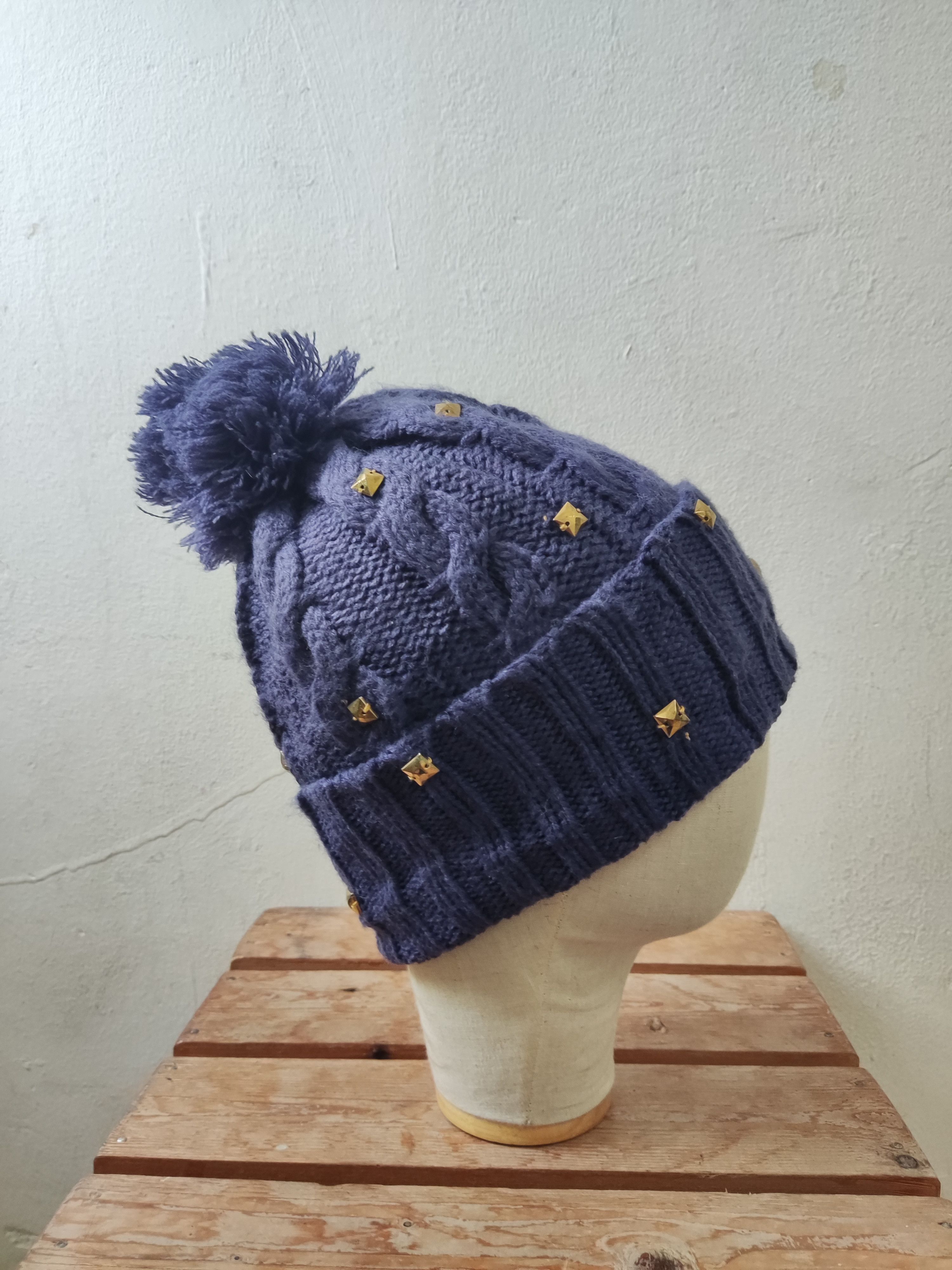 Japanese Brand Japanese Spikes Beanie Hat Size ONE SIZE - 5 Thumbnail