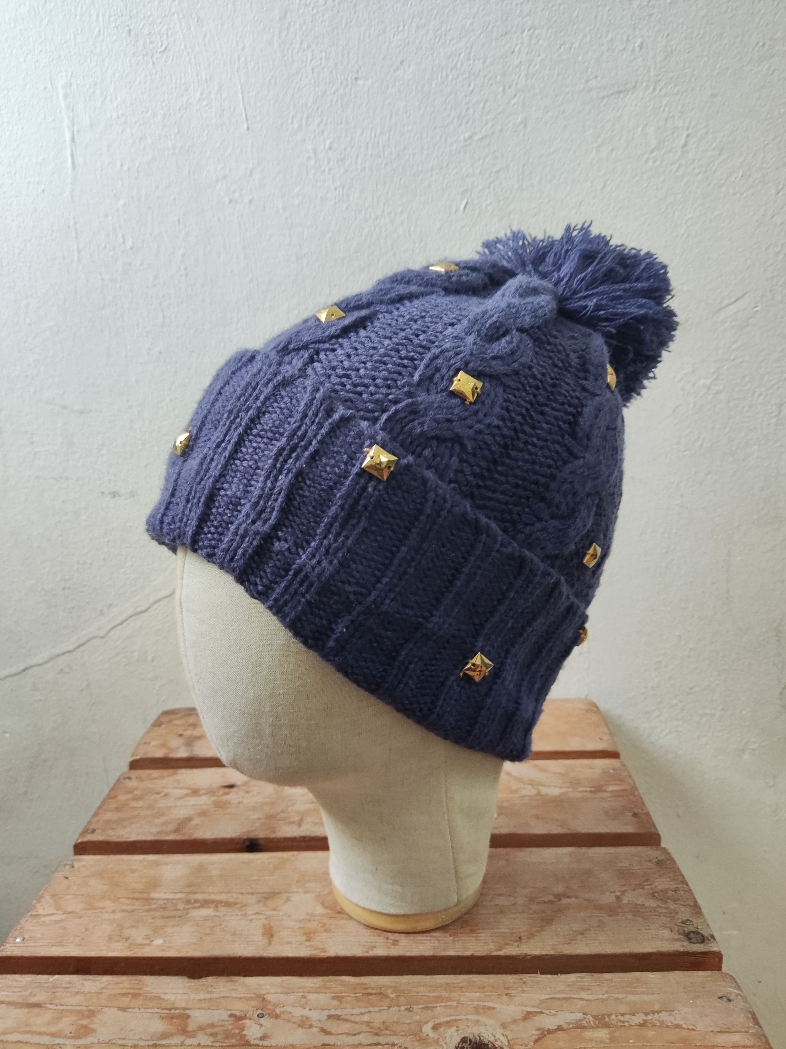 Japanese Brand Japanese Spikes Beanie Hat Size ONE SIZE - 6 Thumbnail
