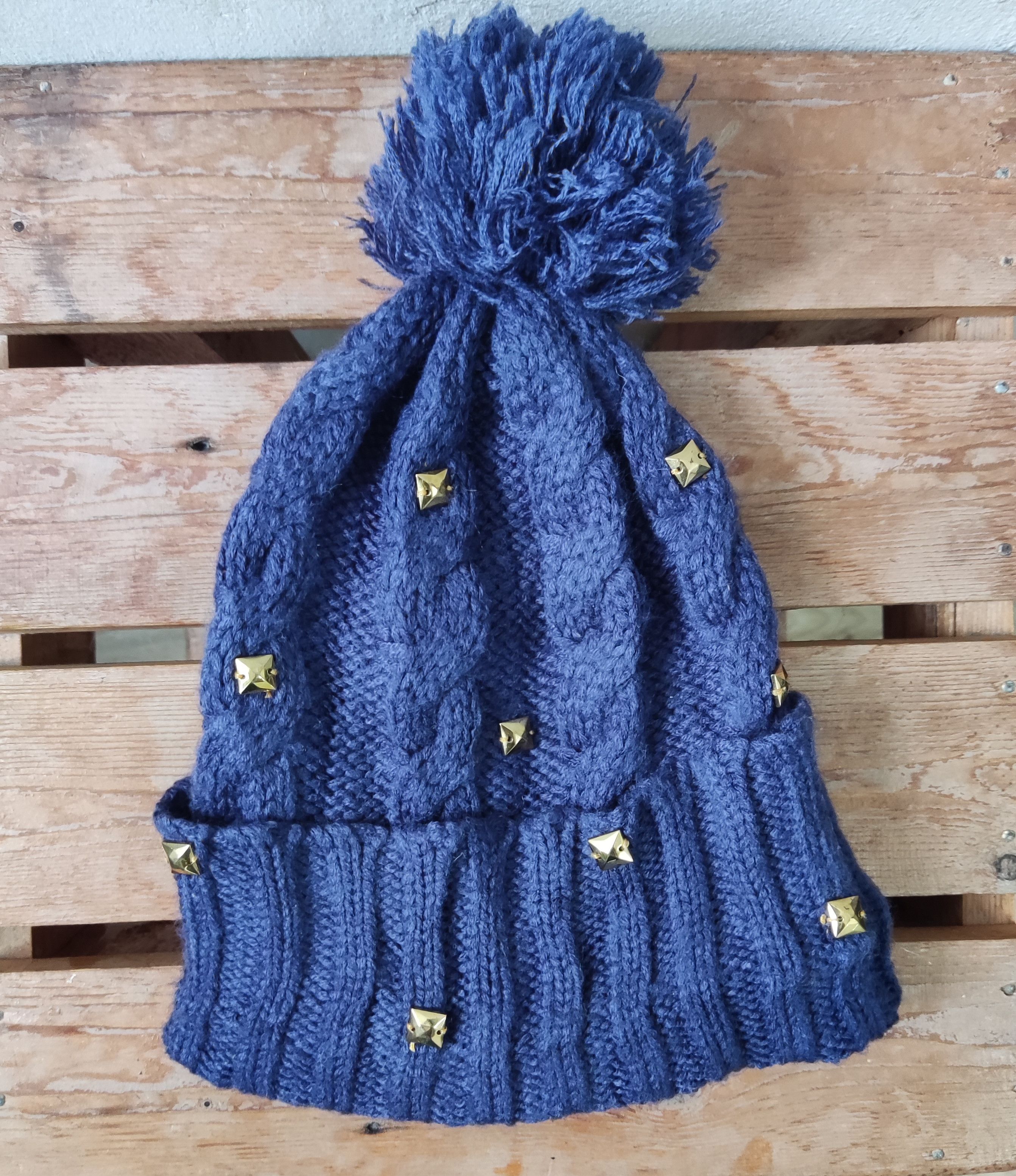 Japanese Brand Japanese Spikes Beanie Hat Size ONE SIZE - 10 Thumbnail