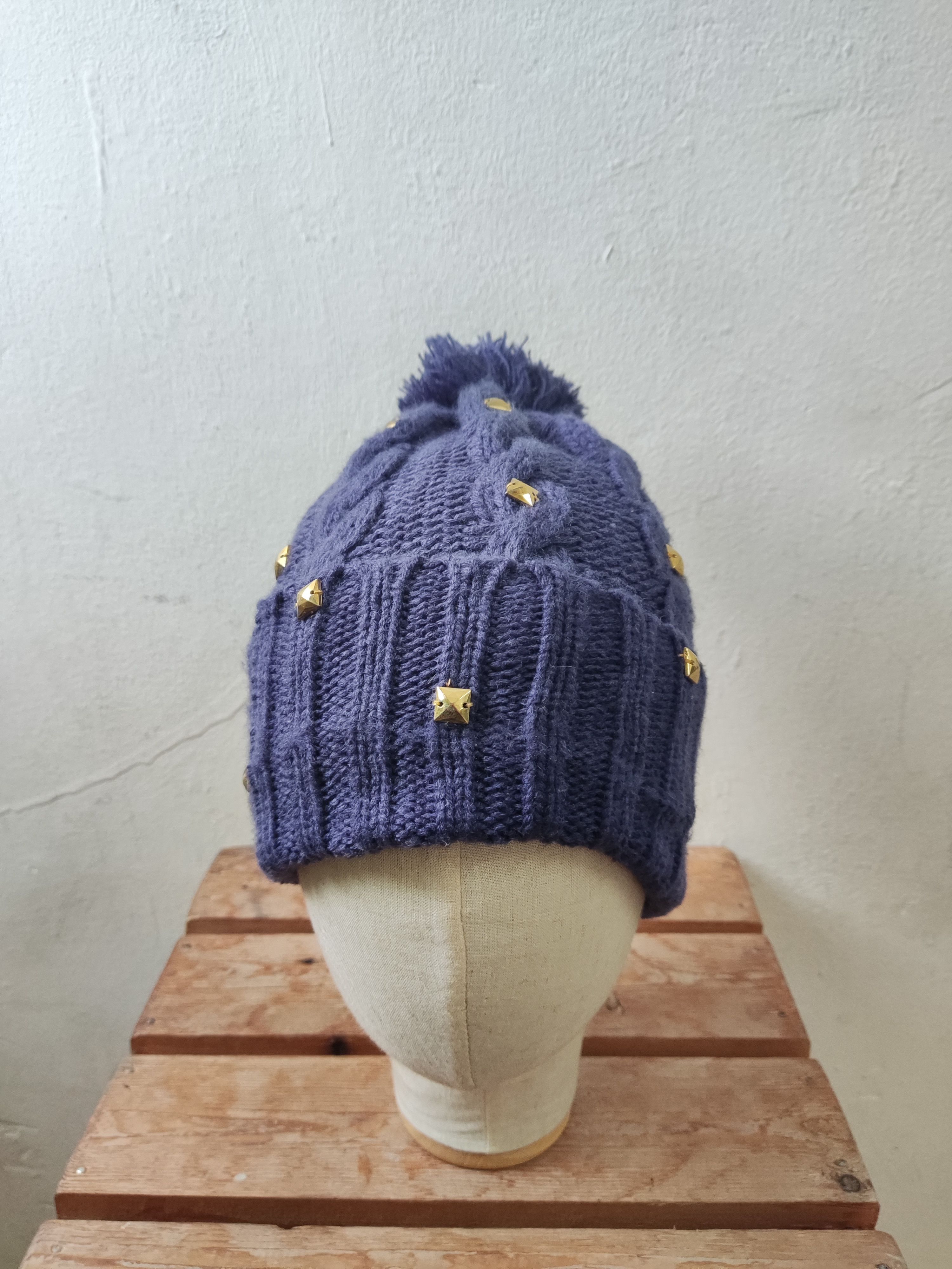 Japanese Brand Japanese Spikes Beanie Hat Size ONE SIZE - 2 Thumbnail