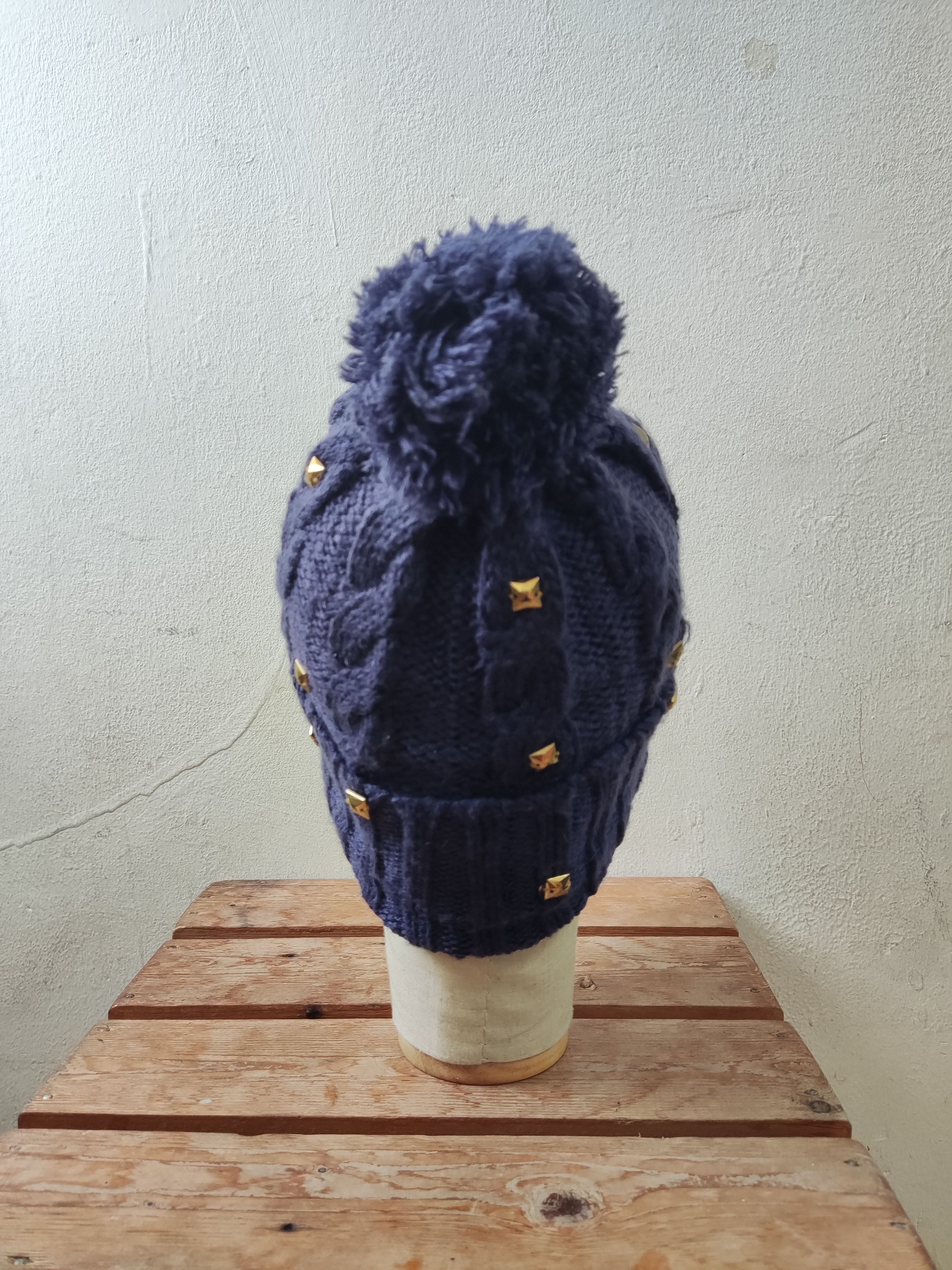 Japanese Brand Japanese Spikes Beanie Hat Size ONE SIZE - 8 Thumbnail