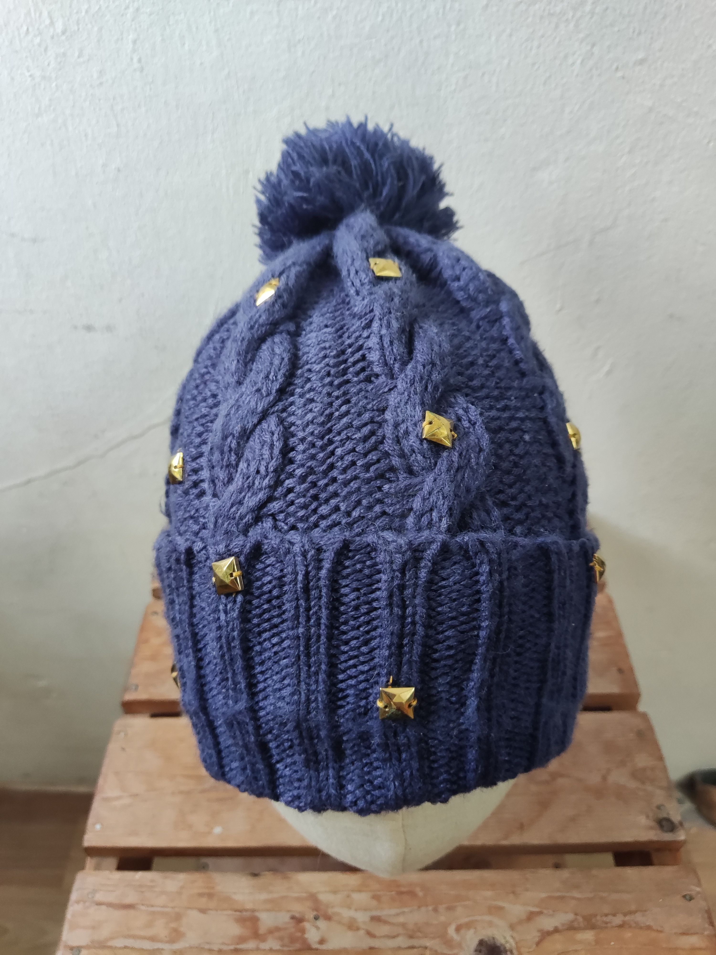 Japanese Brand Japanese Spikes Beanie Hat Size ONE SIZE - 3 Thumbnail