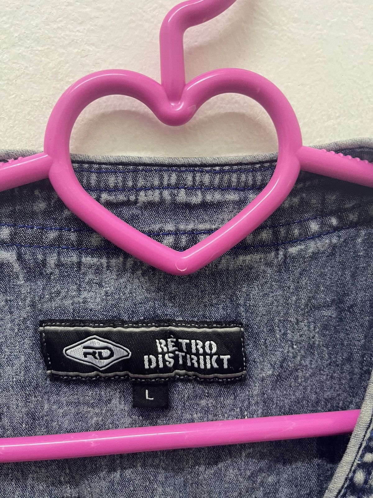 Japanese Brand Rare Vintage RETRO DISTRIKT Japan Mr Skulls 10 Acid Wash Size US L / EU 52-54 / 3 - 7 Thumbnail