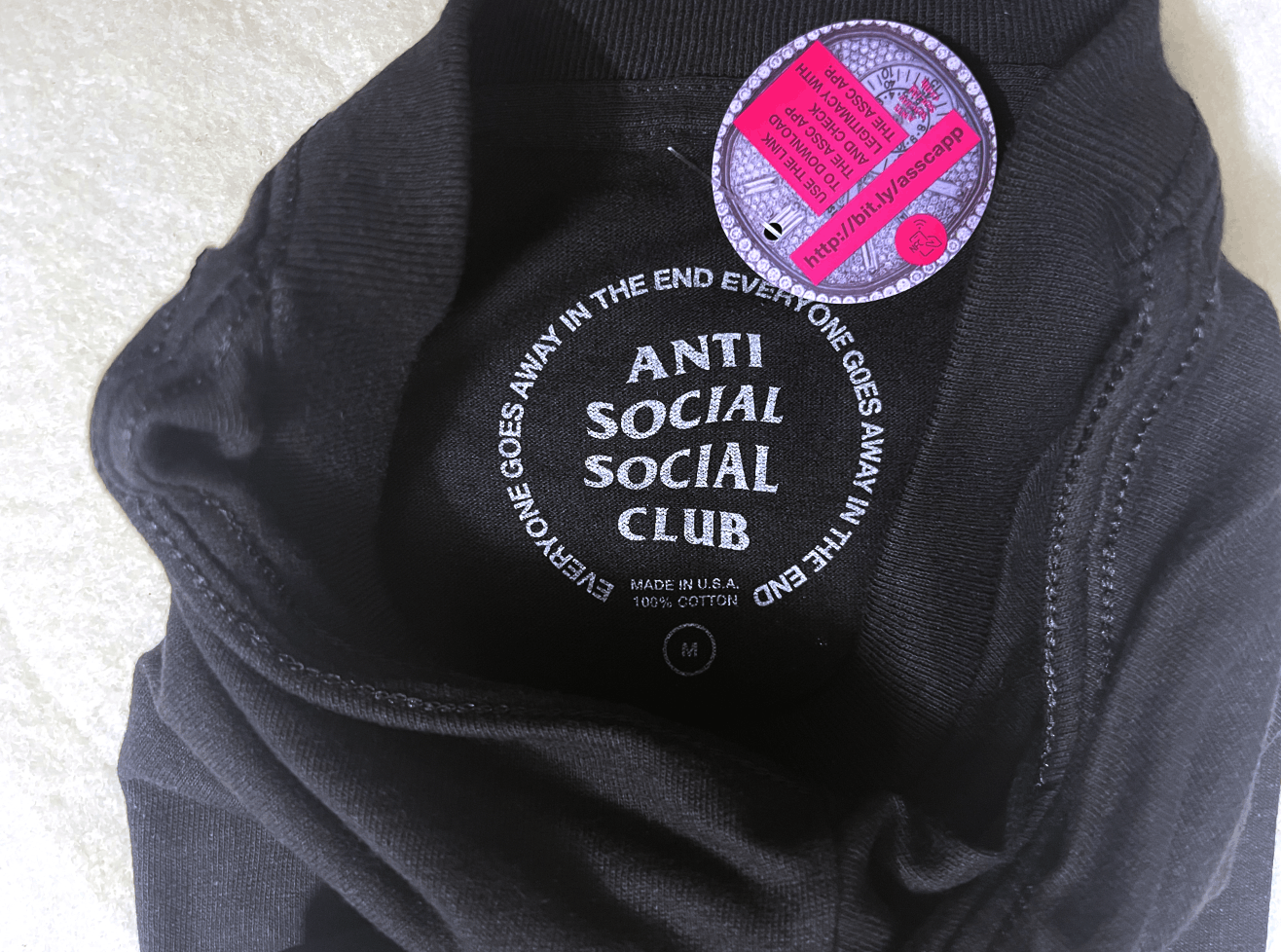 Anti Social Social Club Anti Social Social Club Kkoch Tee Color Black Size Medium Size US M / EU 48-50 / 2 - 6 Thumbnail