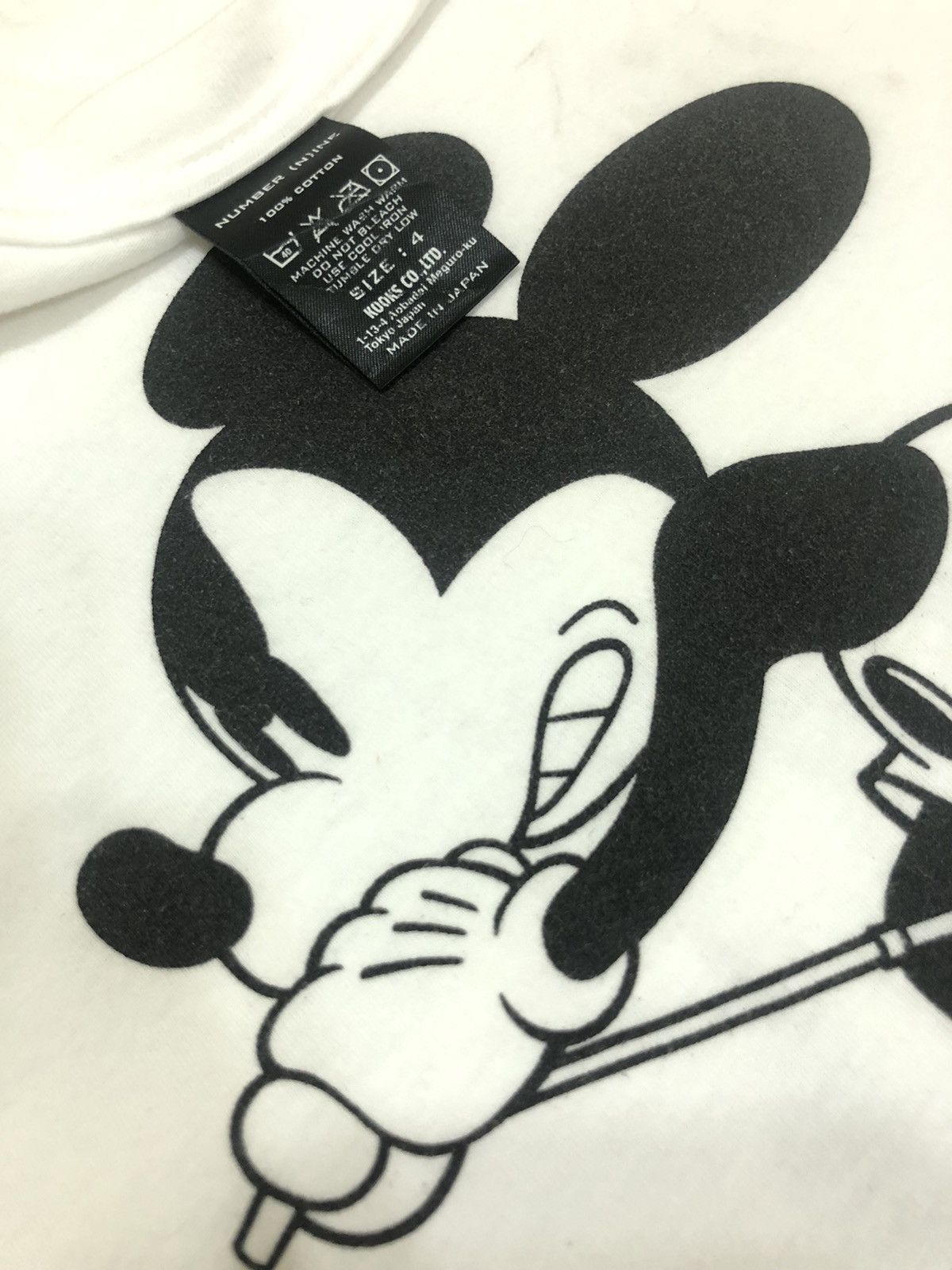 Number (N)ine GRAIL🔥AW06 Number Nine x Pearl Jam Mickey Shirt Size US L / EU 52-54 / 3 - 7 Thumbnail