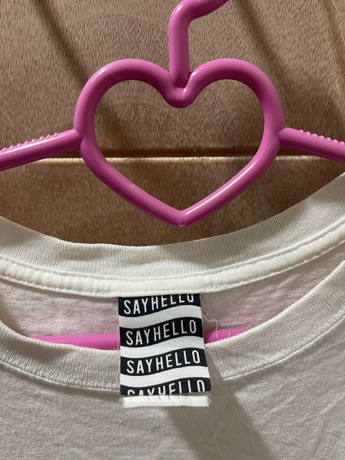 SAYHELLO Rare Vintage SAY HELLO Tokyo x BEAMS T Spell Out Big Logo Size US L / EU 52-54 / 3 - 4 Thumbnail