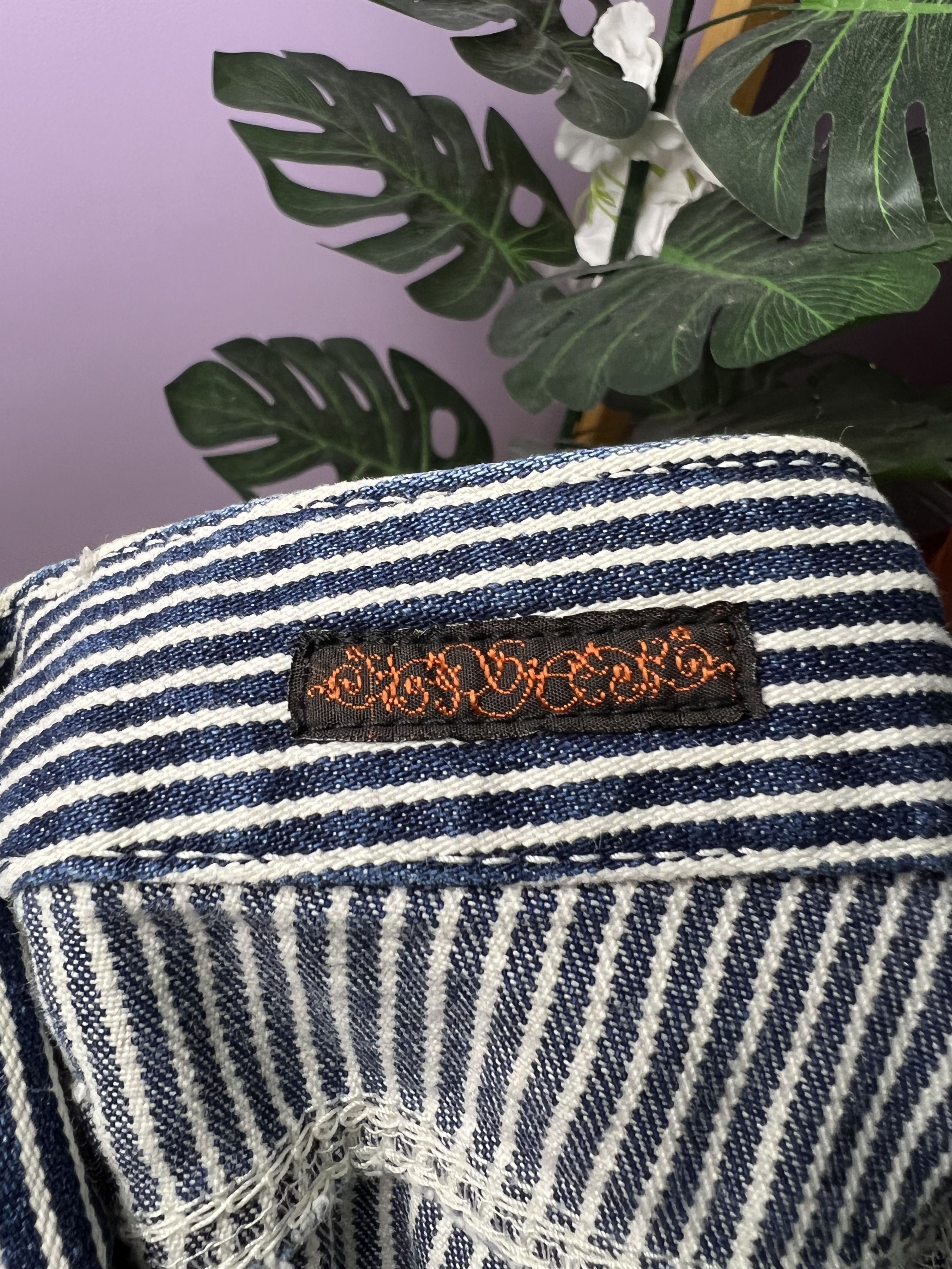 Japanese Brand 🔥Vintage Japanese Brand Hickory Stripe Bush Pants Size US 30 / EU 46 - 14 Thumbnail