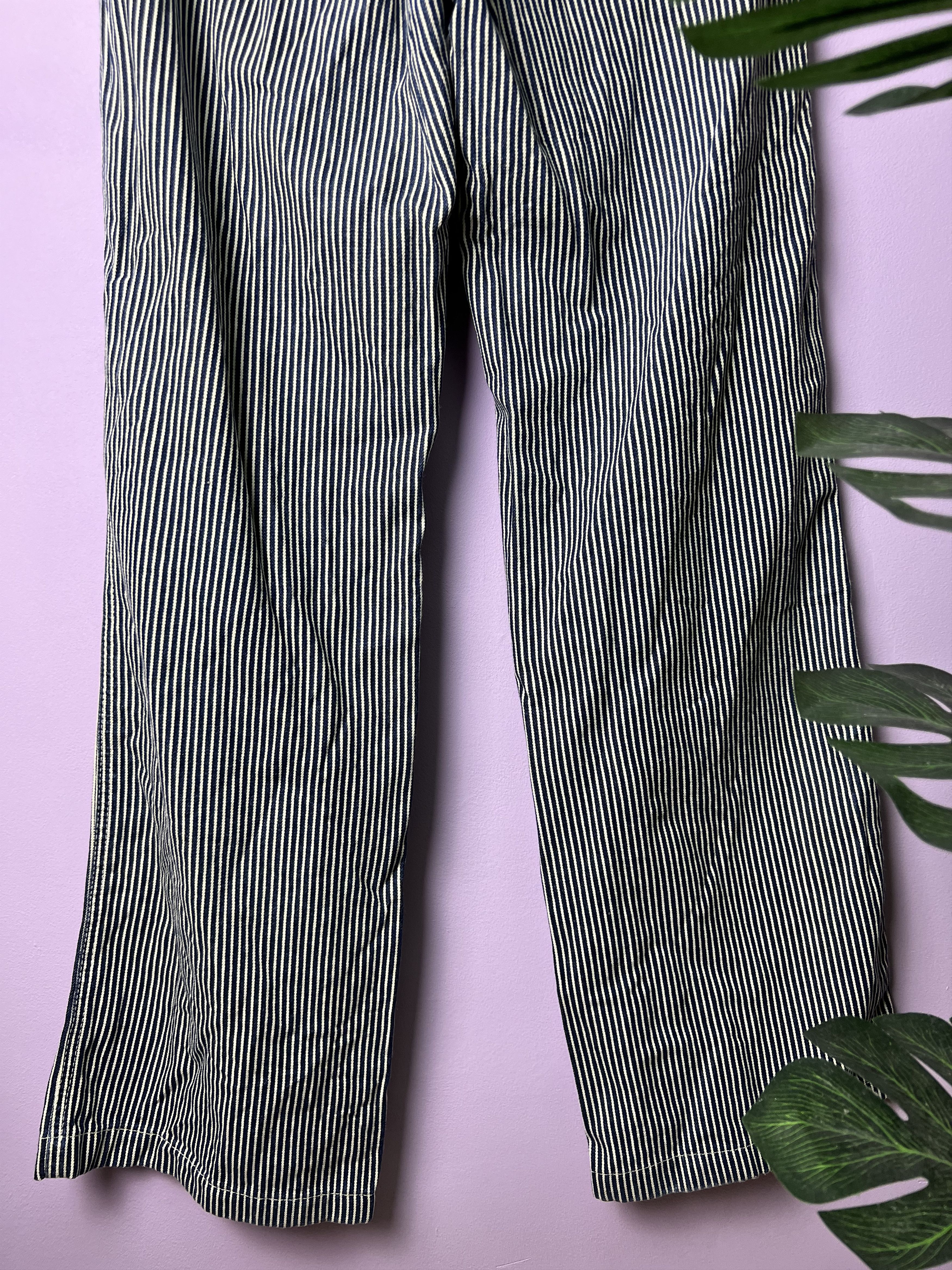 Japanese Brand 🔥Vintage Japanese Brand Hickory Stripe Bush Pants Size US 30 / EU 46 - 12 Thumbnail
