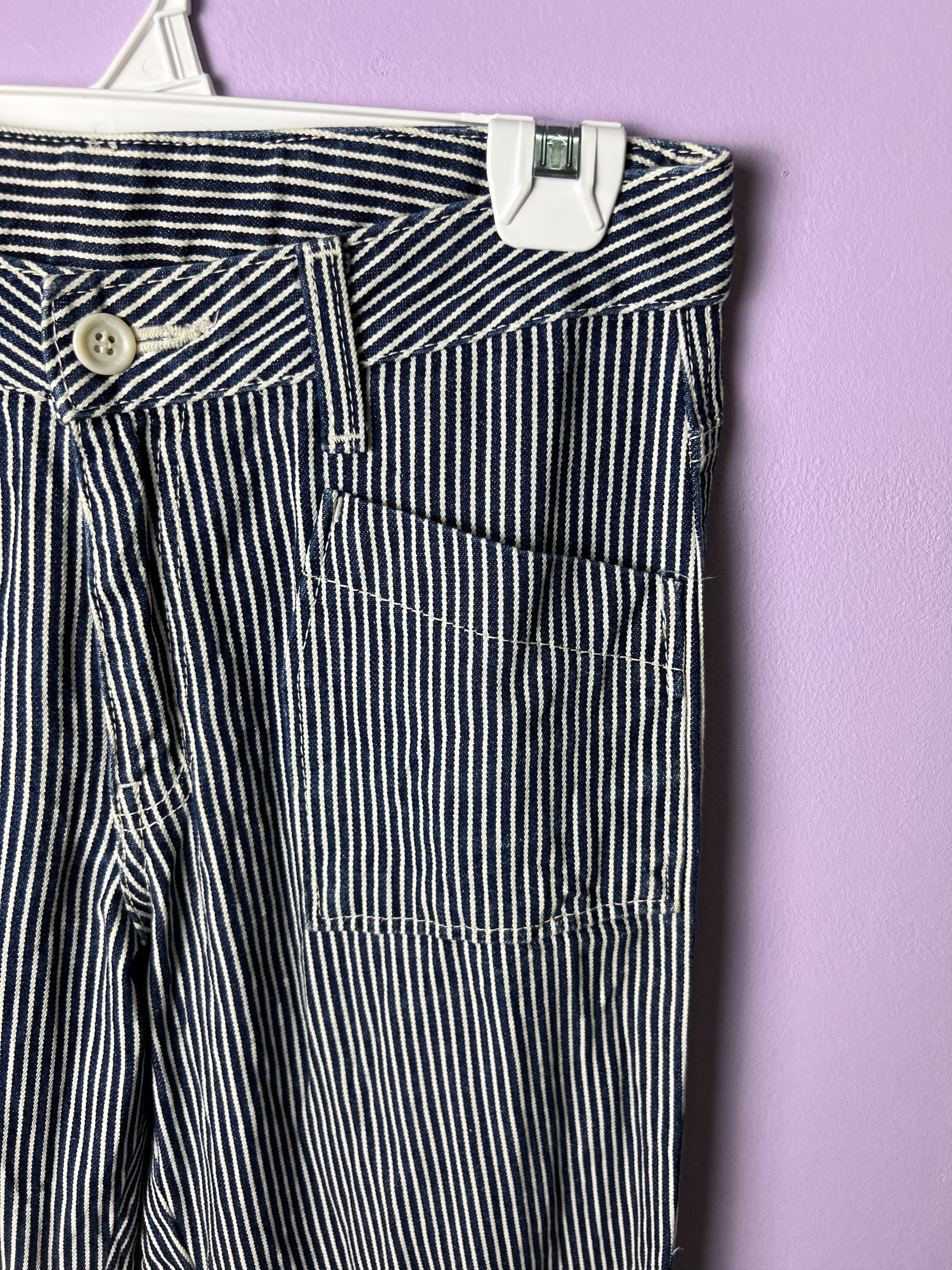 Japanese Brand 🔥Vintage Japanese Brand Hickory Stripe Bush Pants Size US 30 / EU 46 - 6 Thumbnail