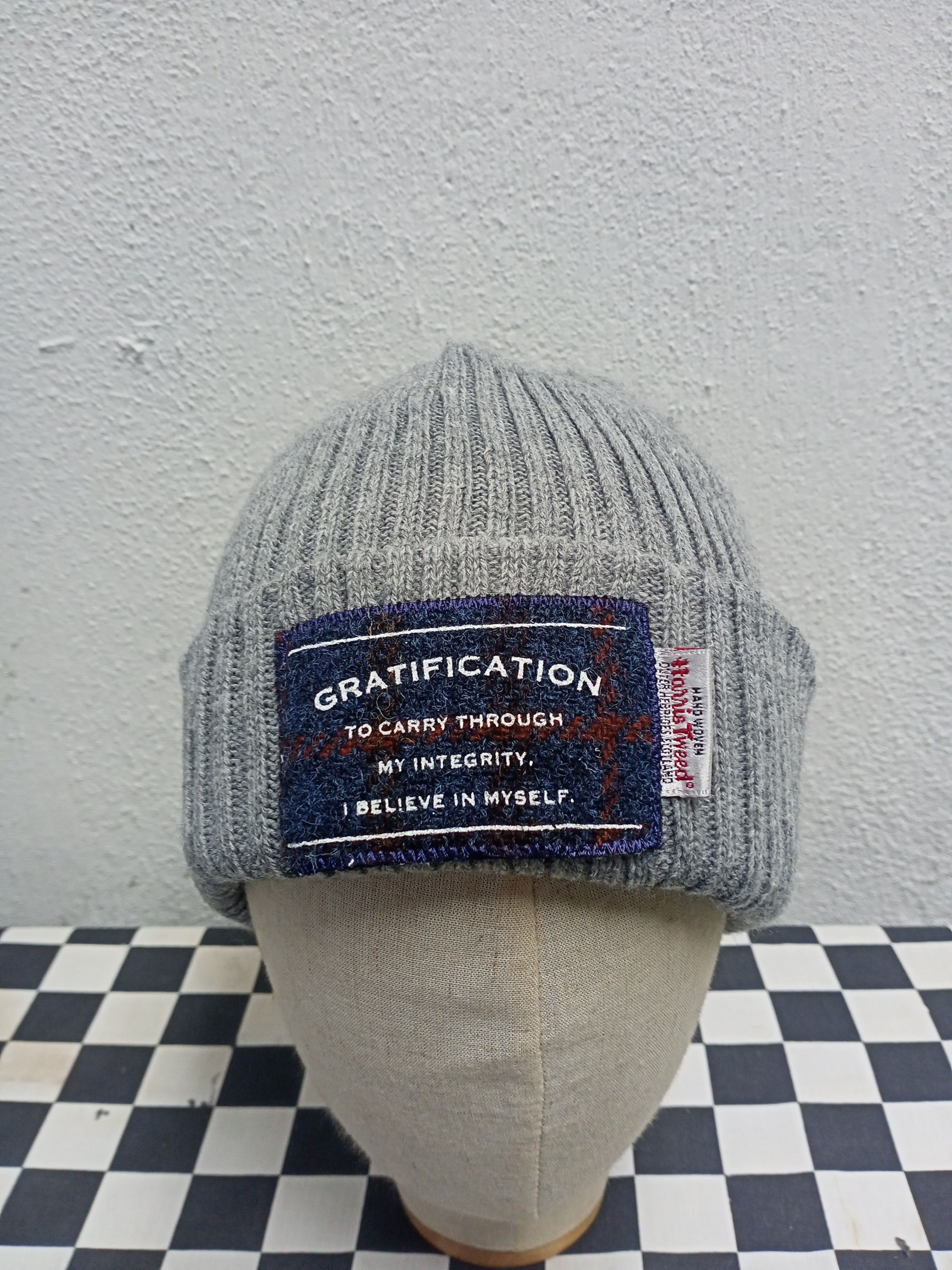 Harris Tweed Harris Tweed Beanie Hat Size ONE SIZE - 2 Thumbnail