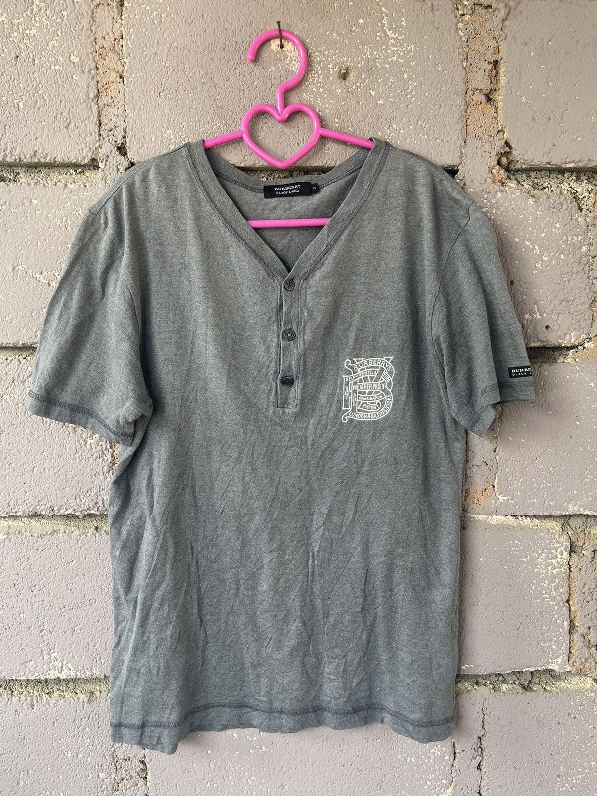 Burberry Rare Vintage BURBERRY Black Label Shirt Size US S / EU 44-46 / 1 - 1 Thumbnail