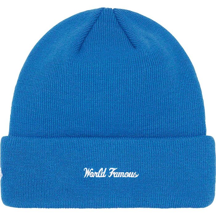 Supreme Supreme 22FW New Era Box Logo Beanie Blue in Hand | Grailed