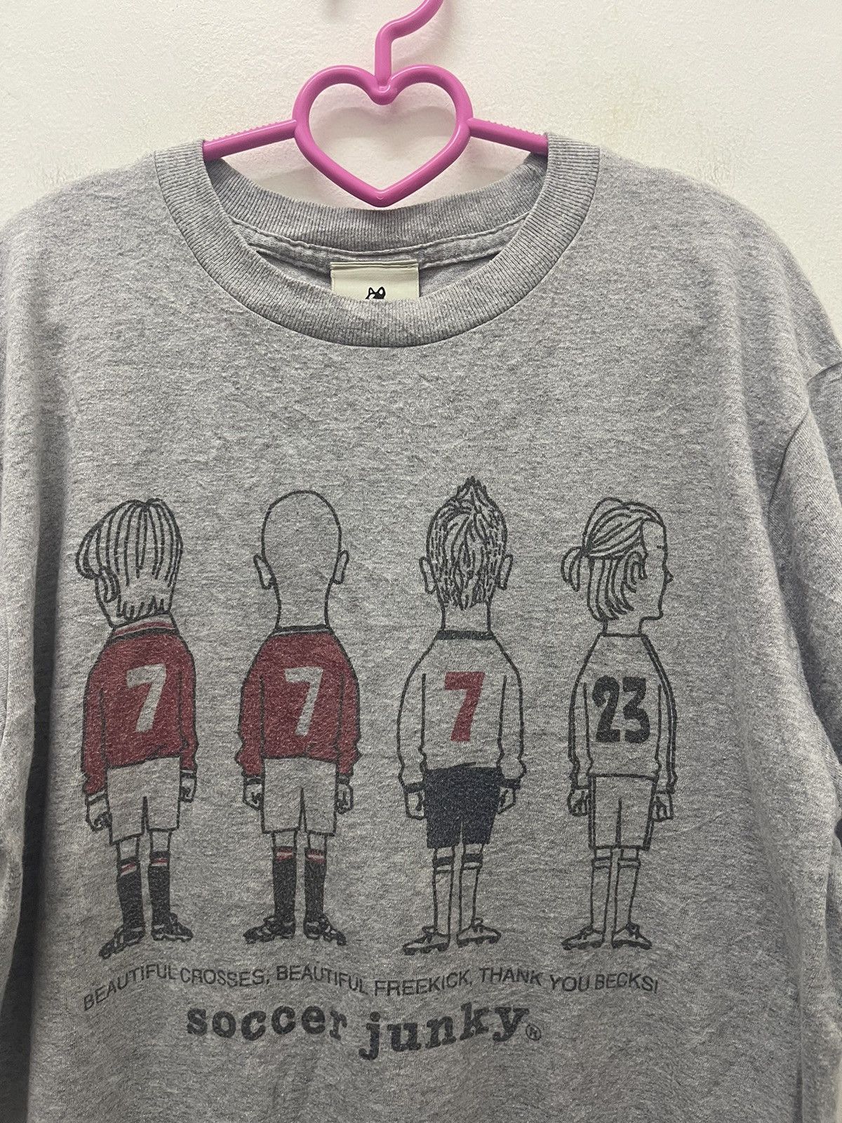 David Beckham Rare Vintage CLAUDIO PANDIANI Thank You Becks Soccer Junky Size US M / EU 48-50 / 2 - 2 Thumbnail