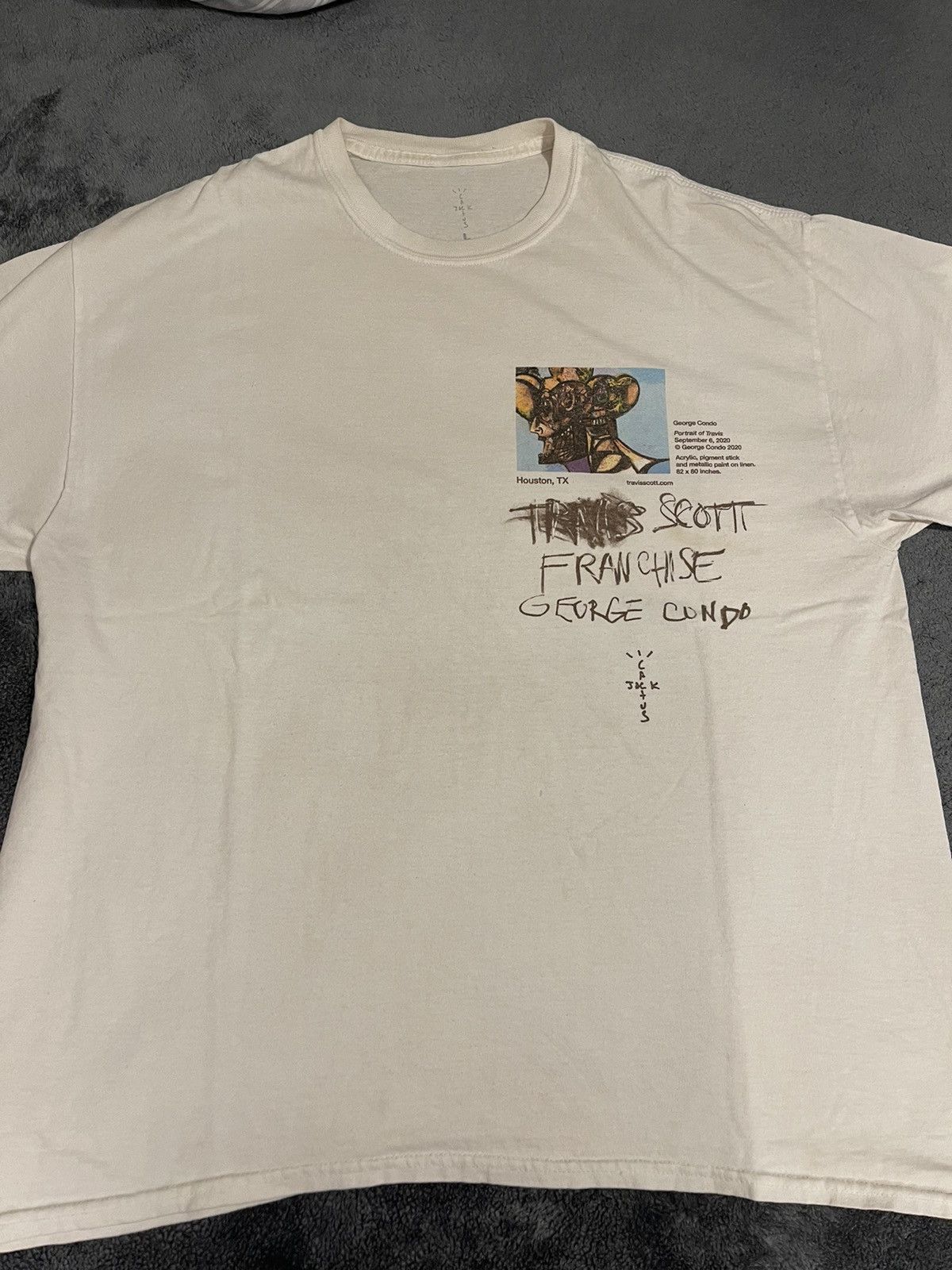 Travis Scott Travis Scott Franchise Portrait Of Travis WIP Tee | Grailed