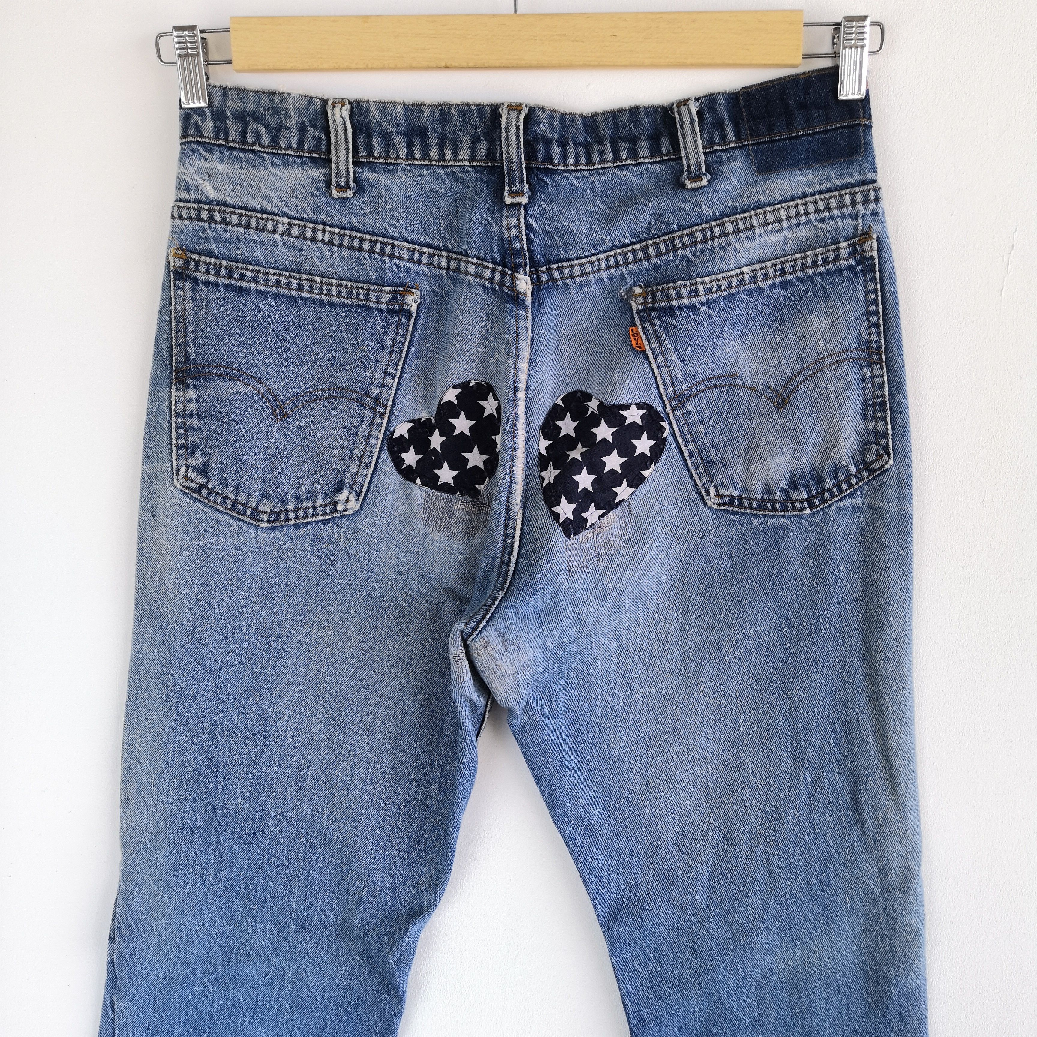 Levi's Levis 517 Denim Distressed Levi's Orange Tab Flare Jeans Size US 34 / EU 50 - 7 Thumbnail