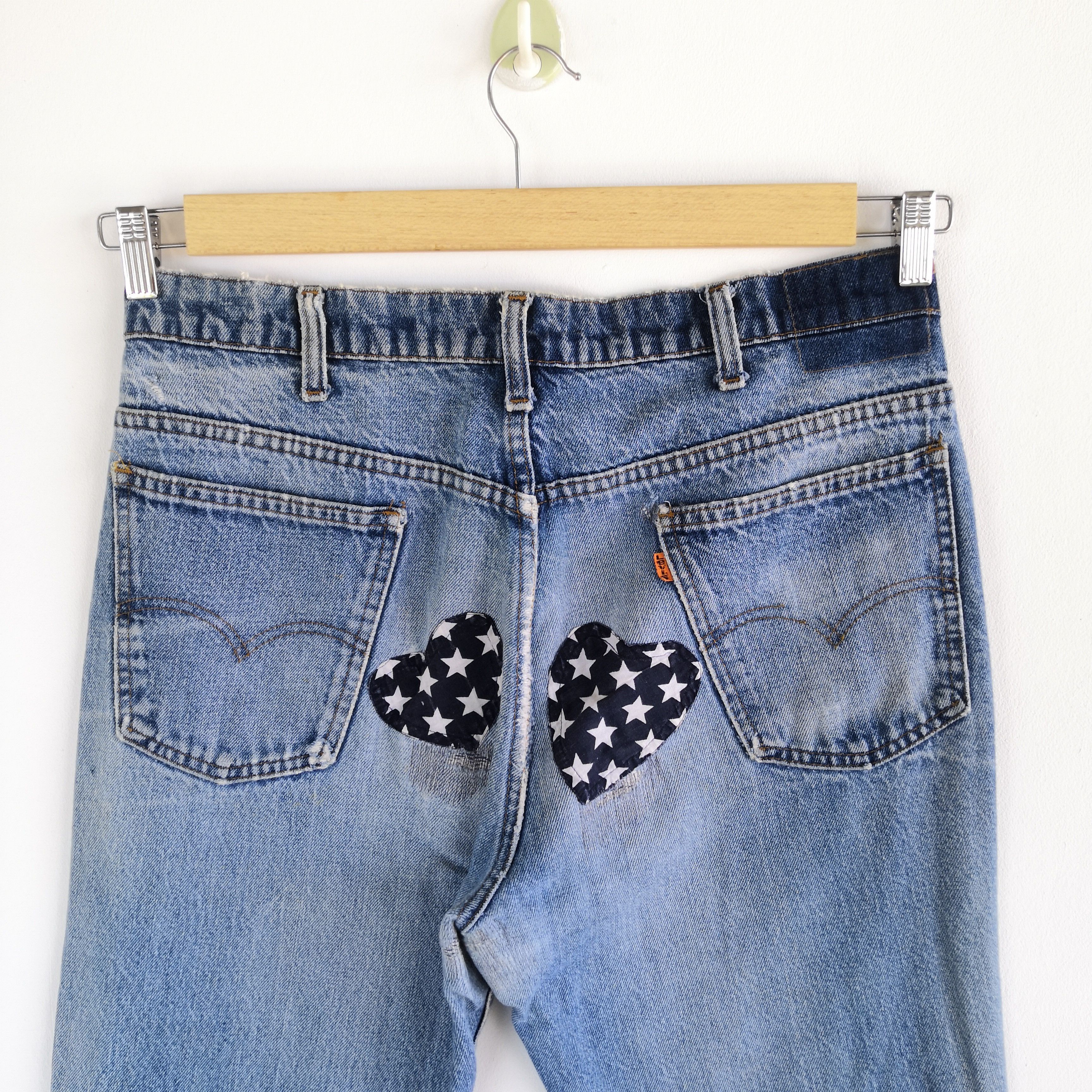 Levi's Levis 517 Denim Distressed Levi's Orange Tab Flare Jeans Size US 34 / EU 50 - 6 Thumbnail
