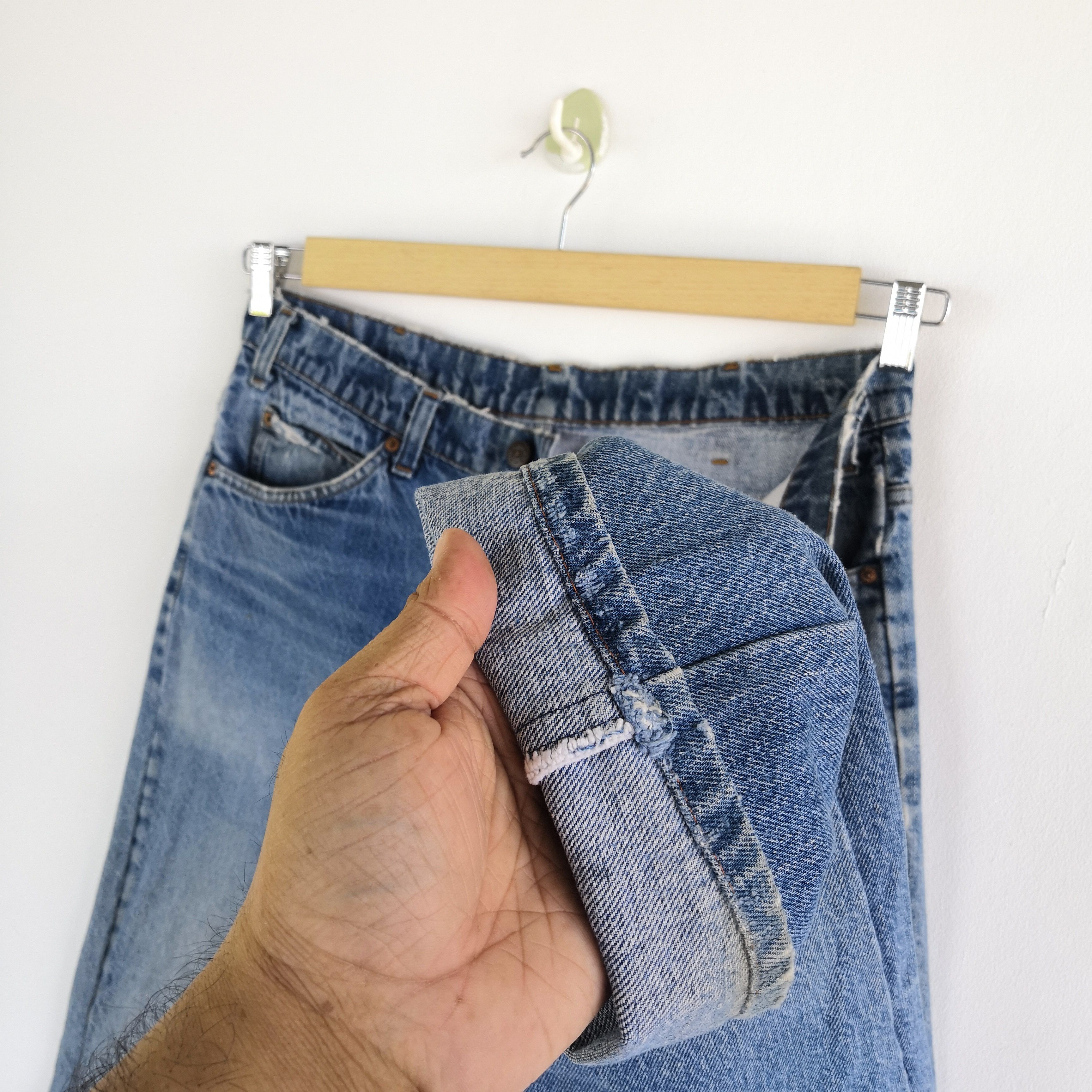 Levi's Levis 517 Denim Distressed Levi's Orange Tab Flare Jeans Size US 34 / EU 50 - 11 Thumbnail