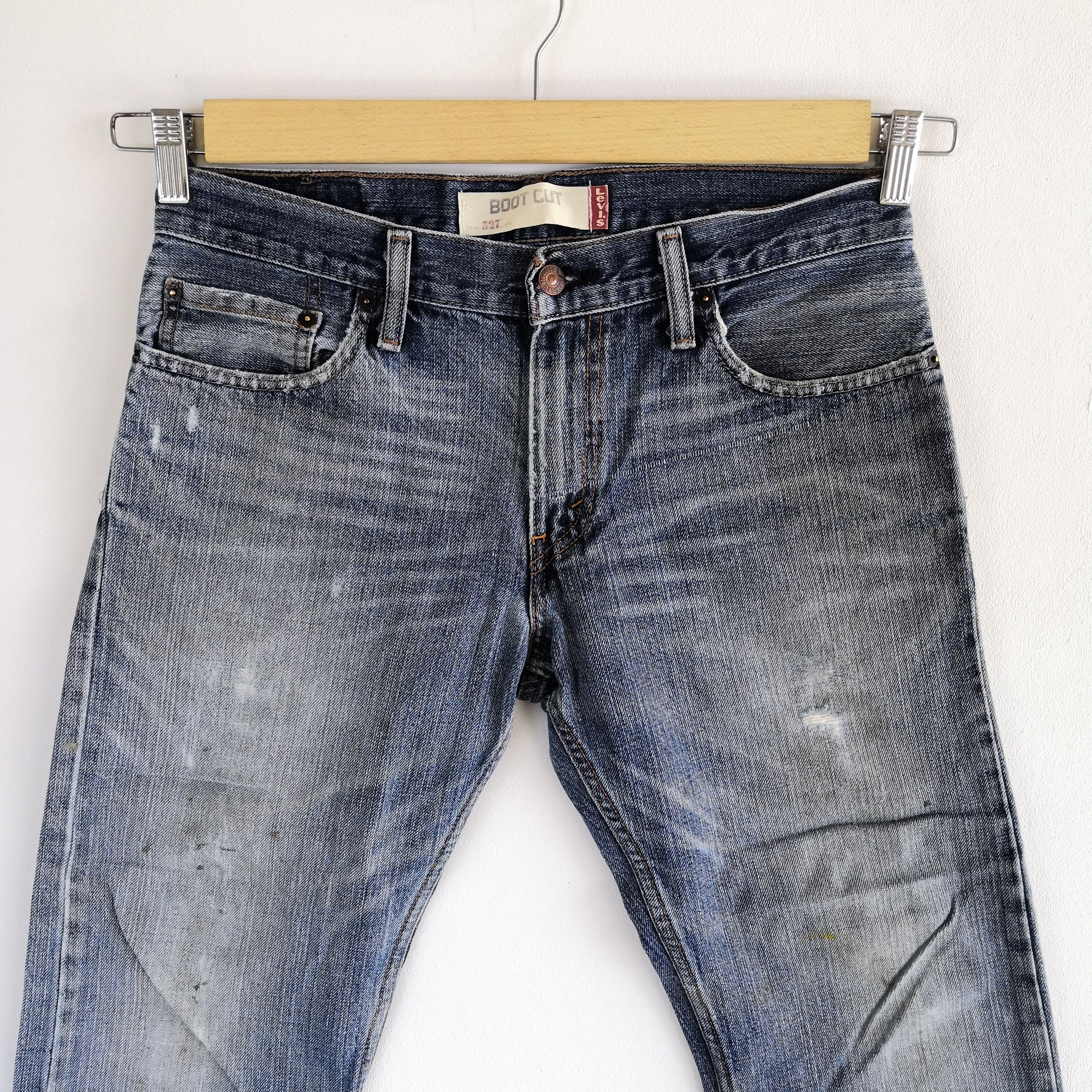 Levi's Vintage Levis Distressed Flare Jeans Levis 527 Bootcut Denim Size US 32 / EU 48 - 5 Thumbnail