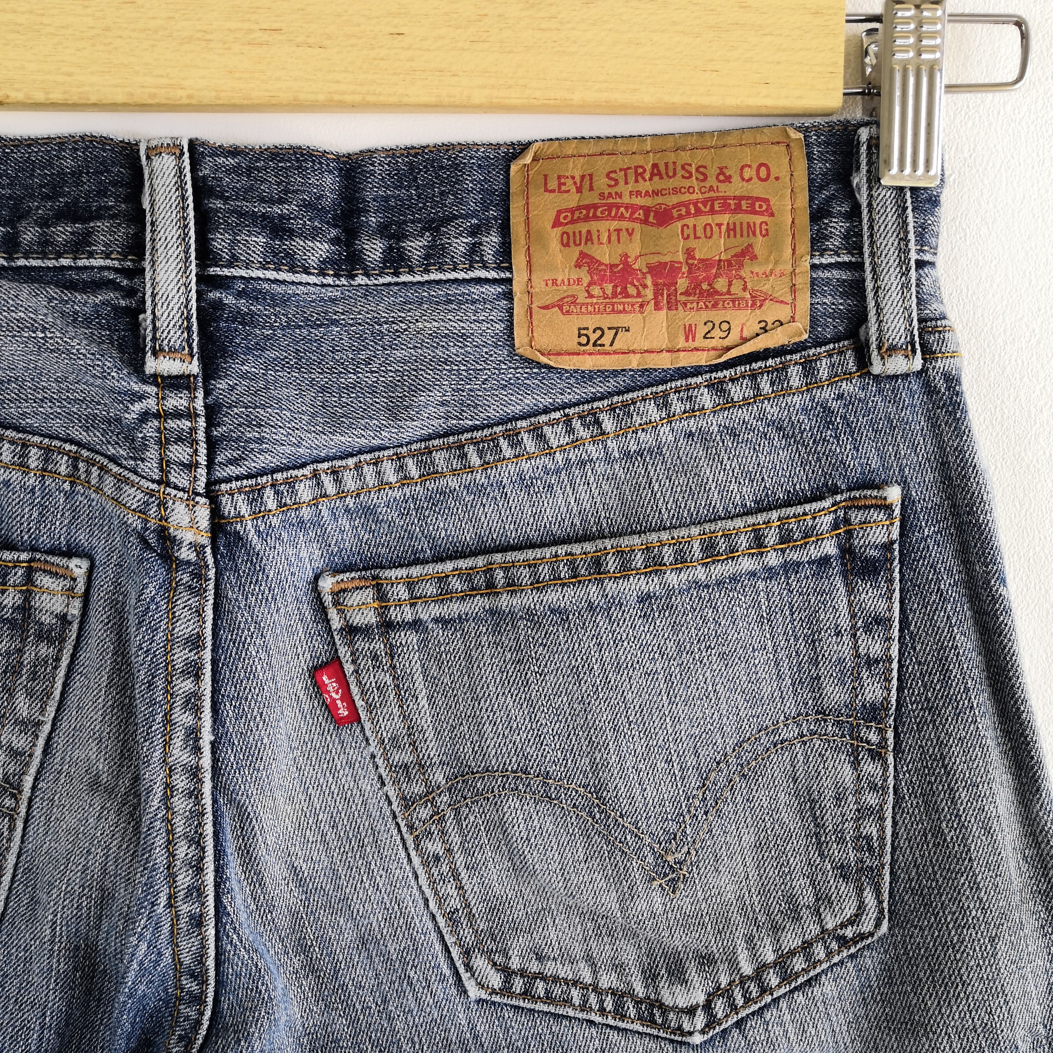 Levi's Vintage Levis Distressed Flare Jeans Levis 527 Bootcut Denim Size US 32 / EU 48 - 8 Thumbnail