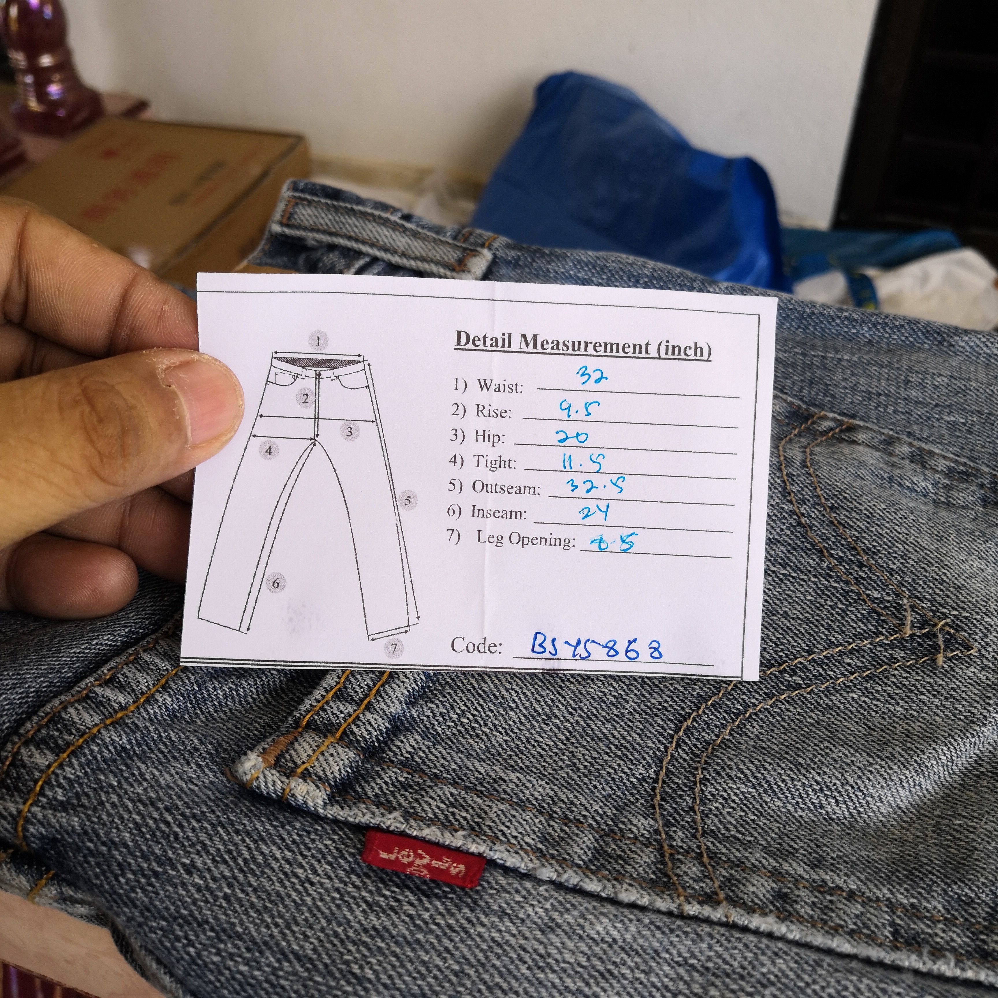 Levi's Vintage Levis Distressed Flare Jeans Levis 527 Bootcut Denim Size US 32 / EU 48 - 11 Thumbnail