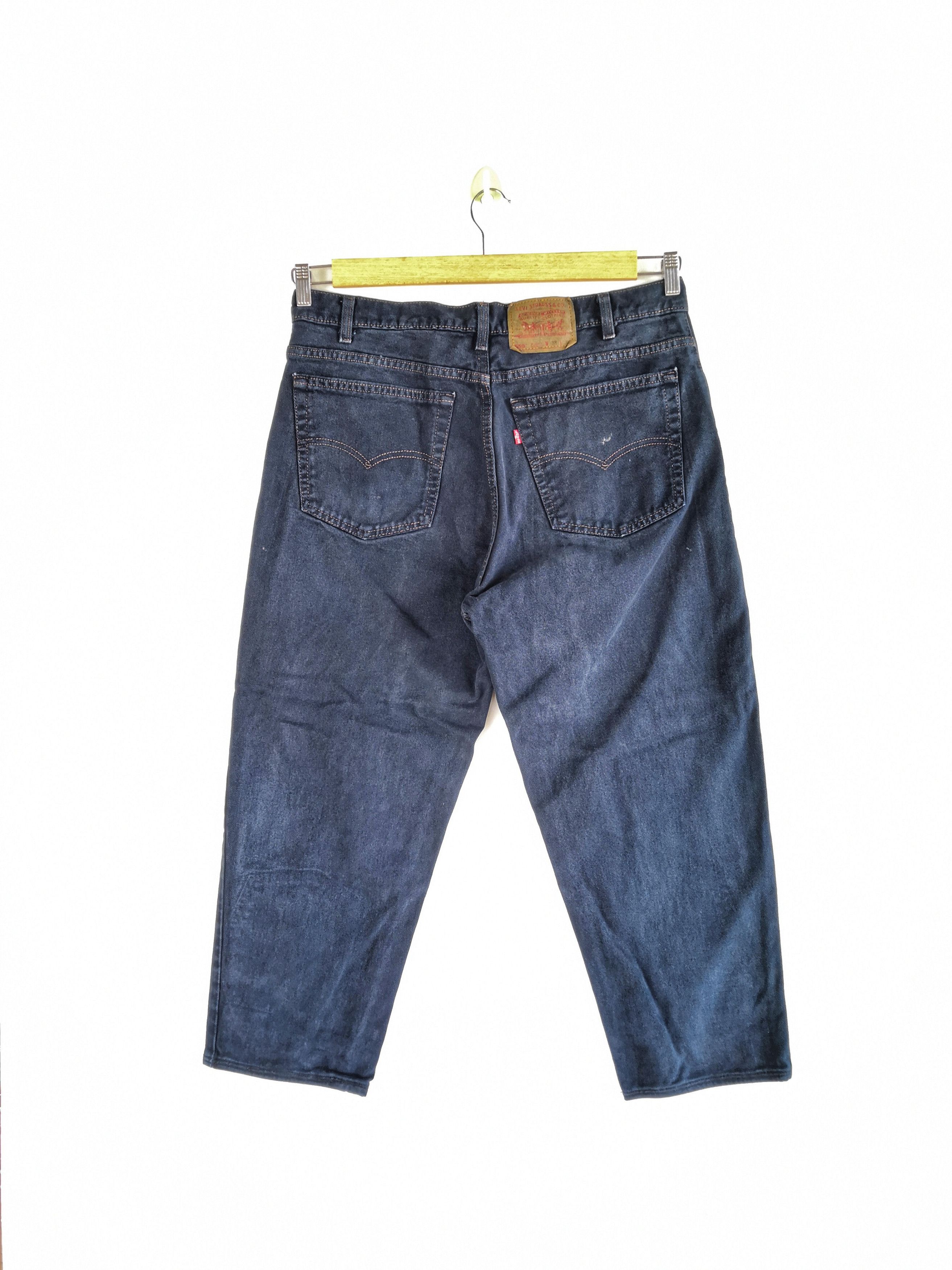 Levi's Vintage Levis Jeans Faded Black Denim Tapered Leg Pants Size US 36 / EU 52 - 2 Thumbnail