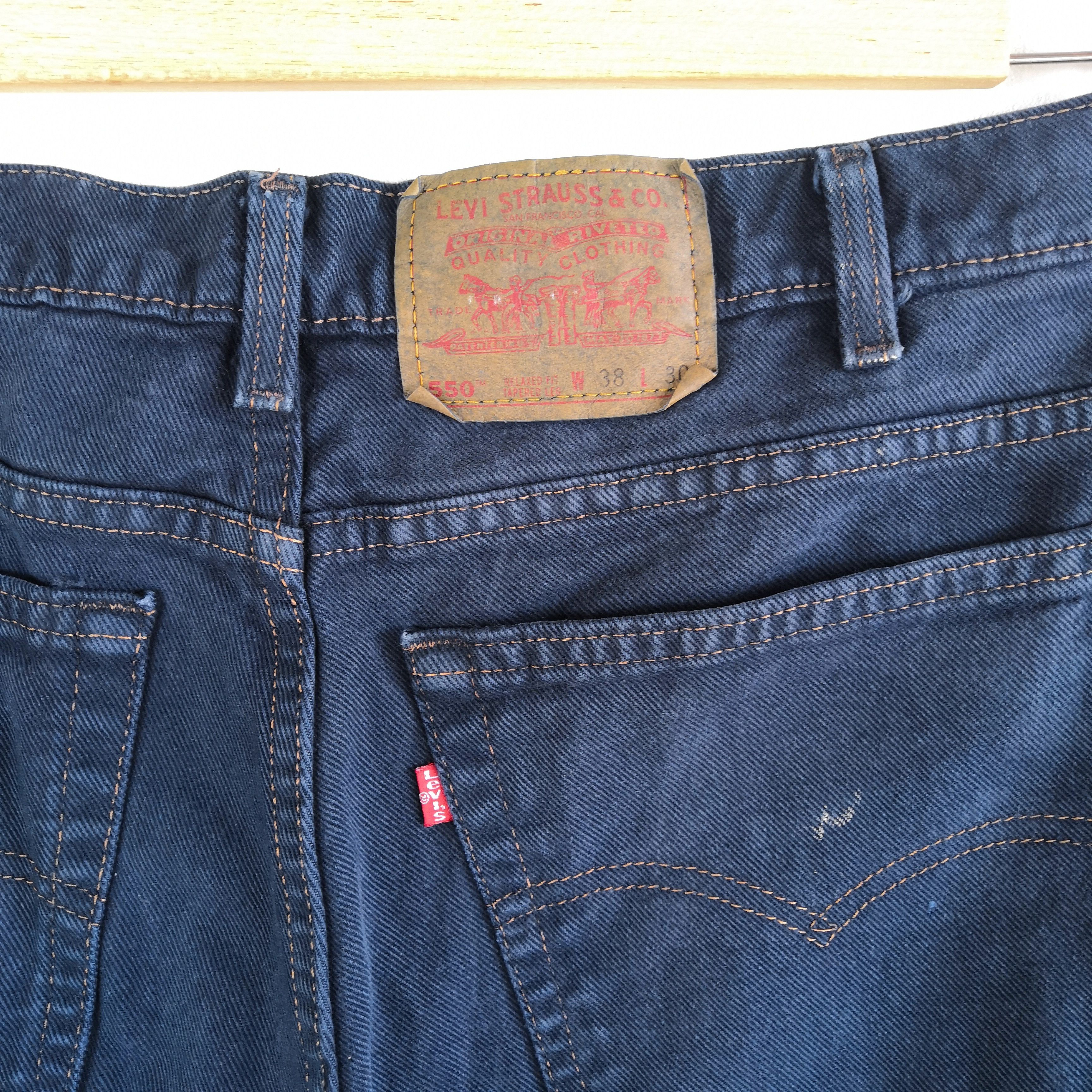Levi's Vintage Levis Jeans Faded Black Denim Tapered Leg Pants Size US 36 / EU 52 - 5 Thumbnail