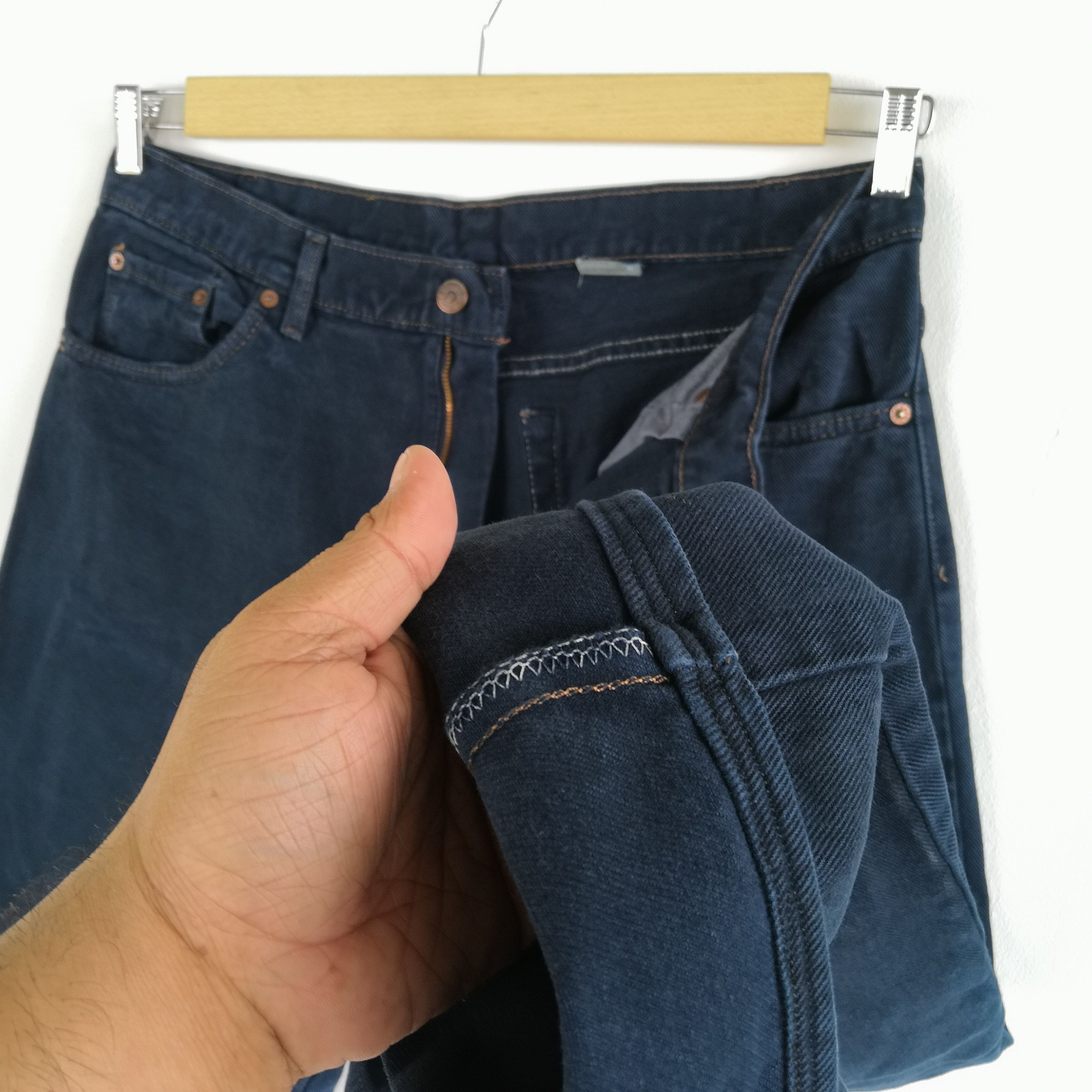 Levi's Vintage Levis Jeans Faded Black Denim Tapered Leg Pants Size US 36 / EU 52 - 8 Thumbnail
