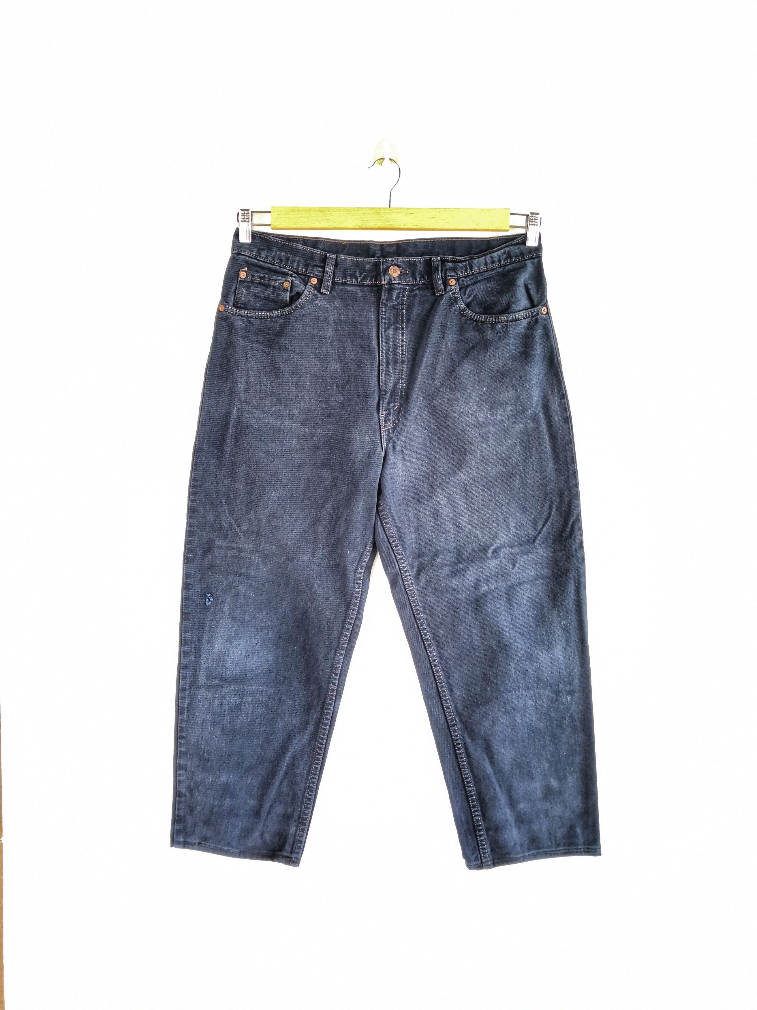 Levi's Vintage Levis Jeans Faded Black Denim Tapered Leg Pants Size US 36 / EU 52 - 1 Thumbnail