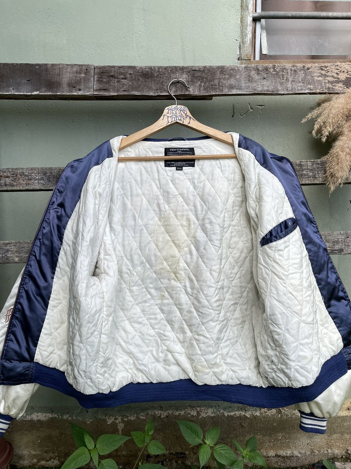 Japanese Brand × Vintage Vintage Sukajan USS Midway Tiger Embroidery Jacket Size US L / EU 52-54 / 3 - 9 Thumbnail